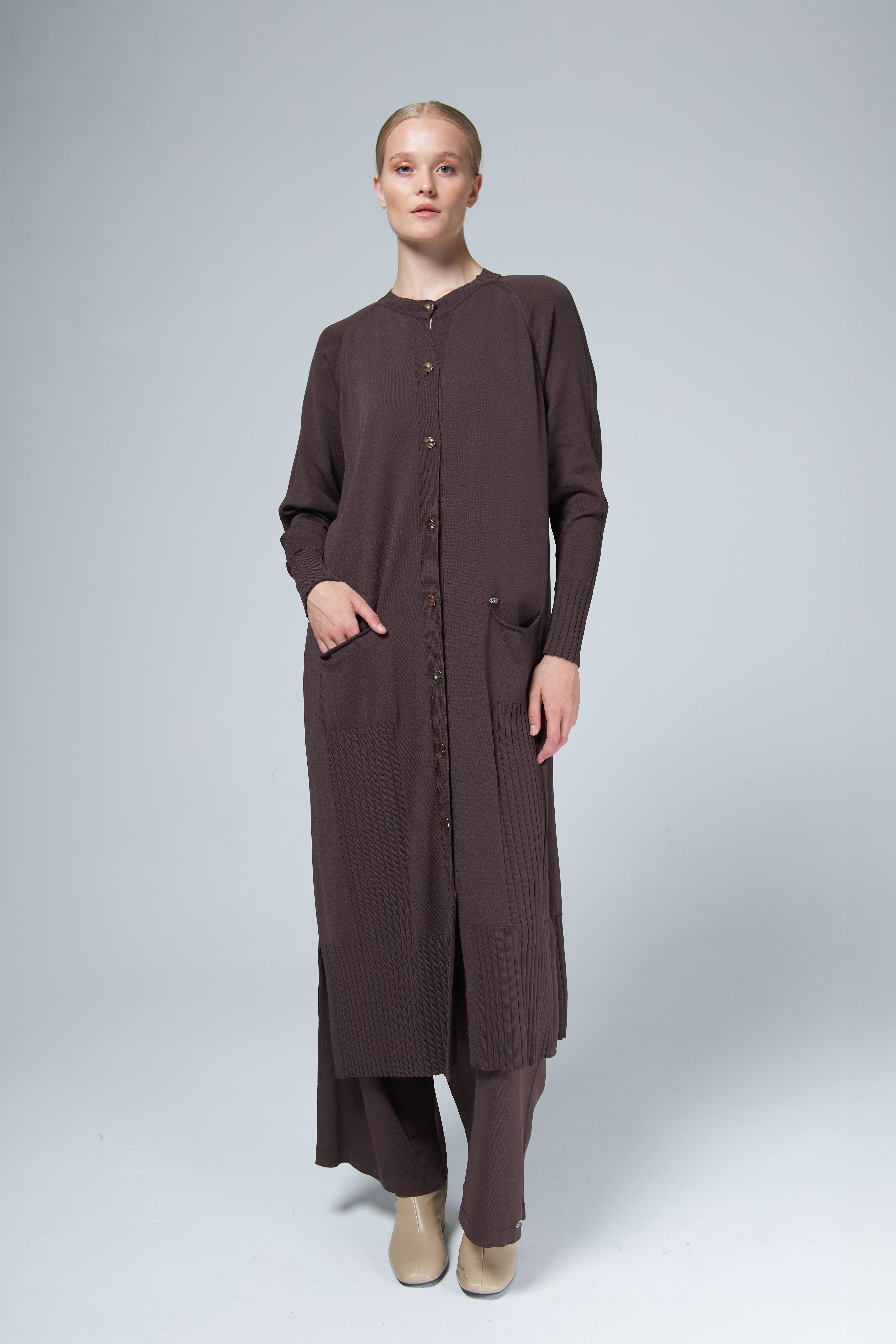 3055 HRK ETEK UCU FİTLLİ ARA BOY HIRKA 