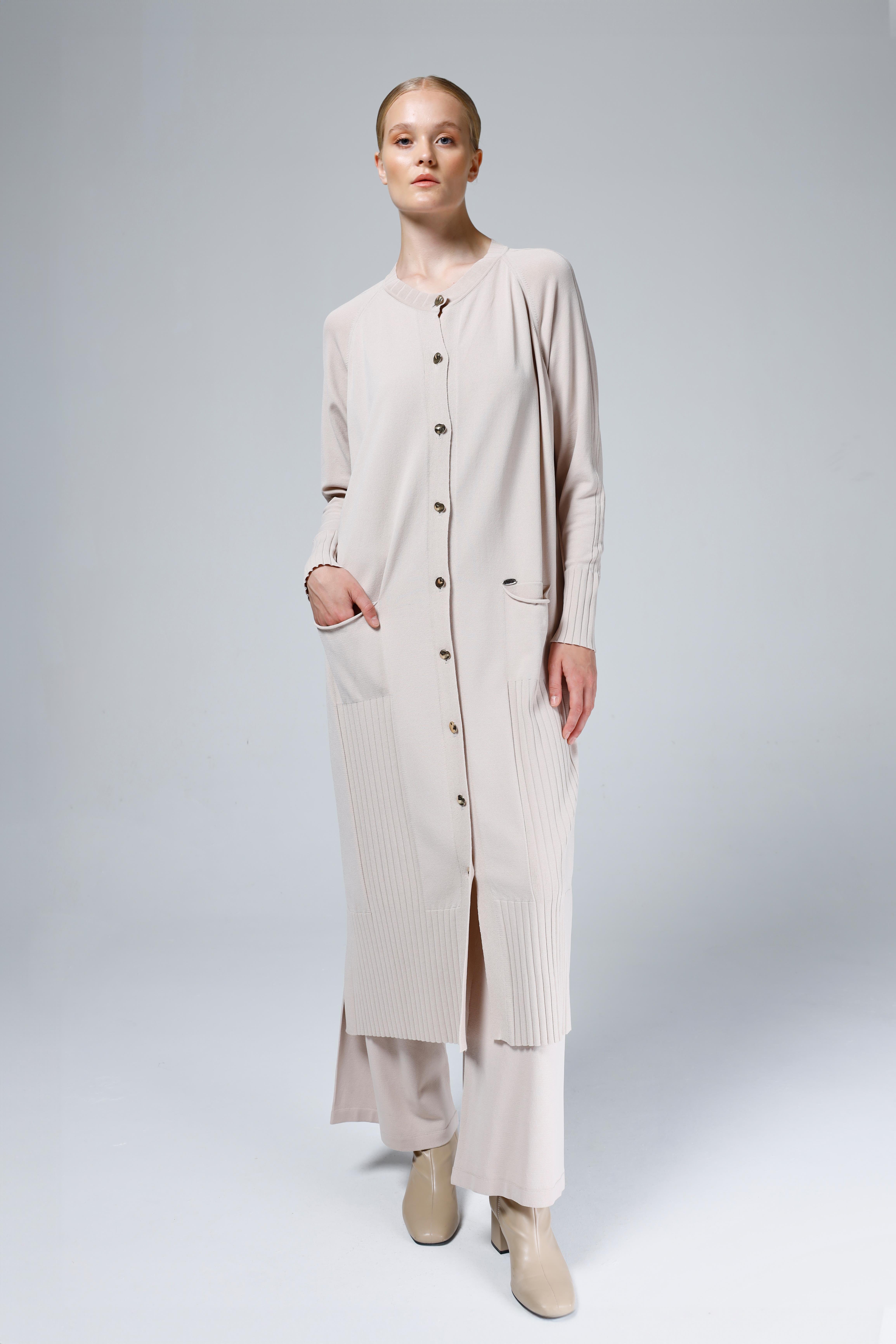 3055 HRK ETEK UCU FİTLLİ ARA BOY HIRKA 