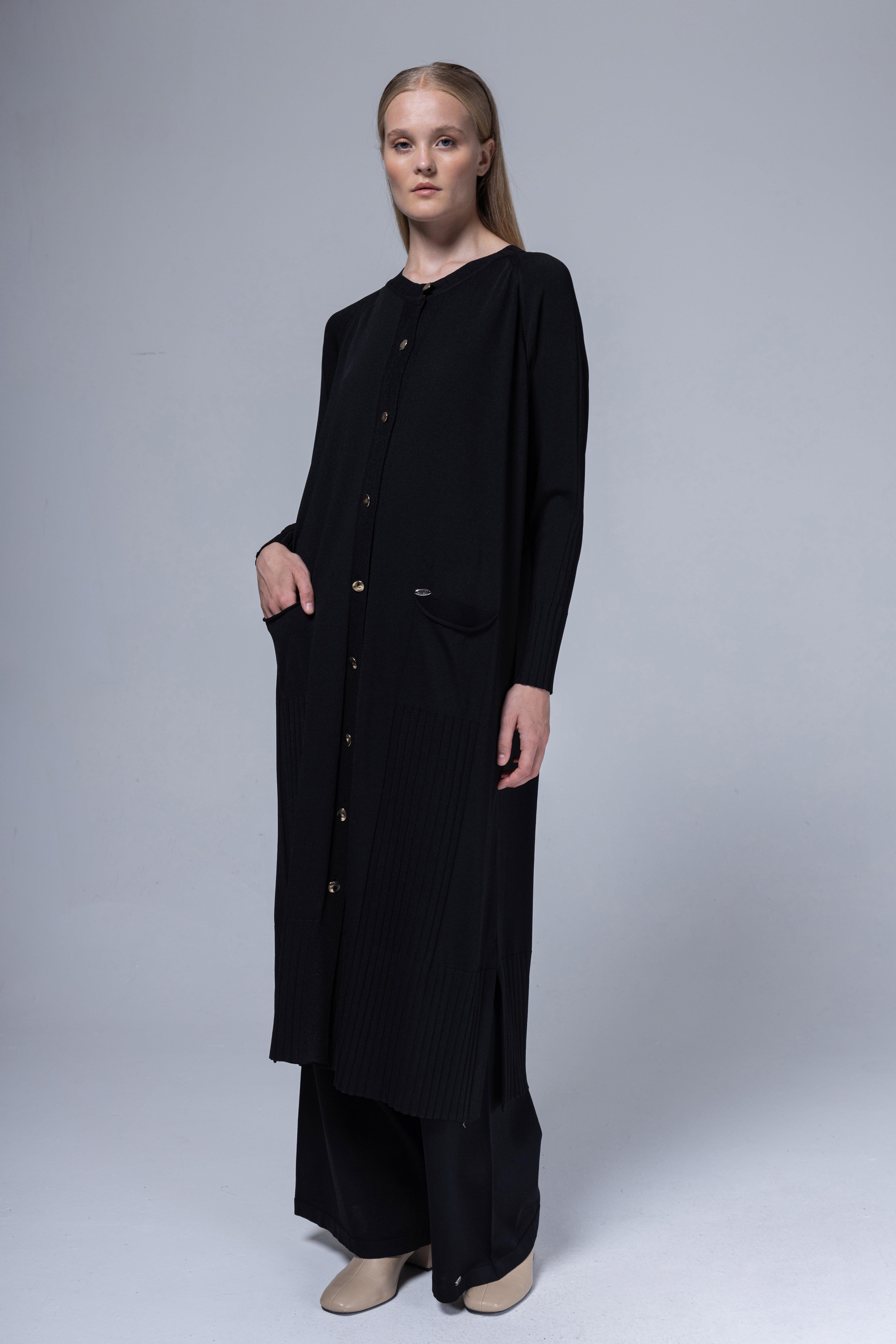 3055 HRK ETEK UCU FİTLLİ ARA BOY HIRKA 