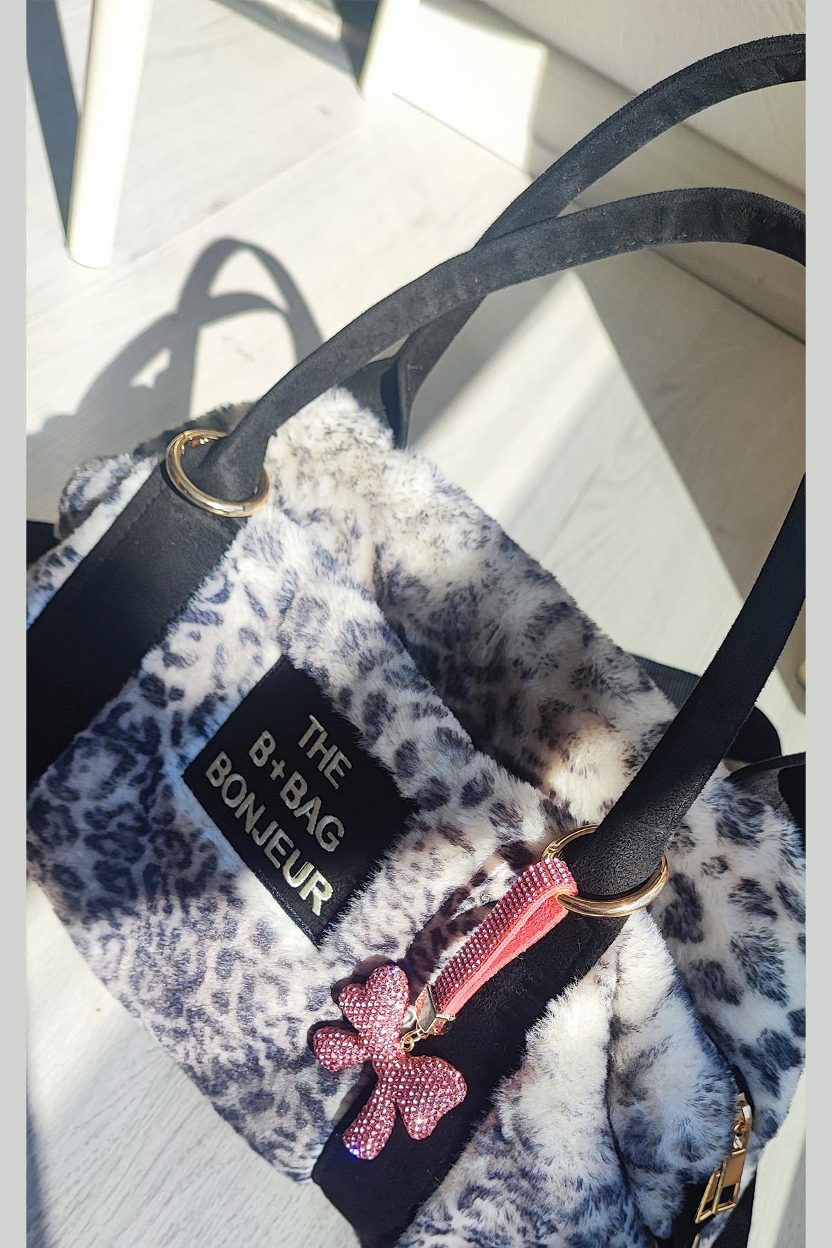 1.Kalite Zirkon Taşlı Kelebek Model Pembe Anahtarlık Ve Çanta Aksesuarı