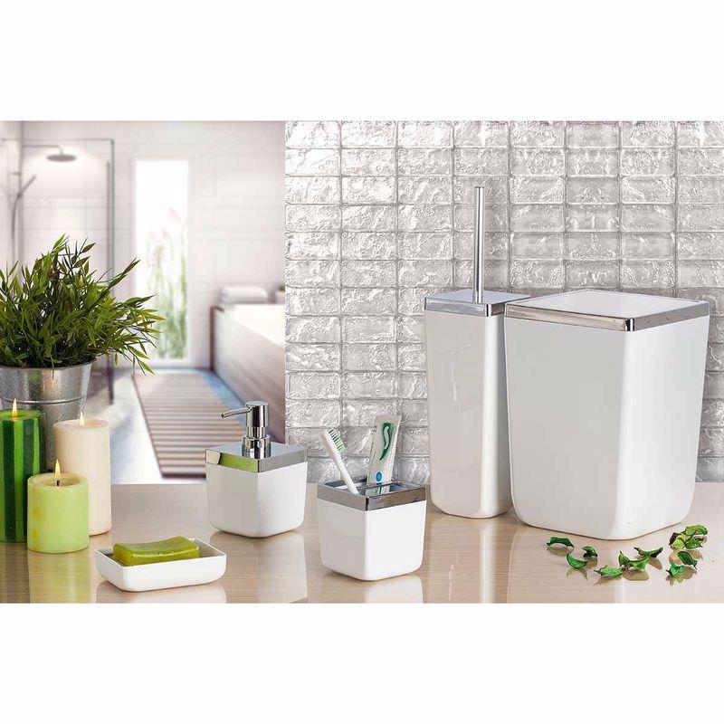 PRİMANOVA TOSKANA BANYO SETİ BEYAZ 5 PARÇA