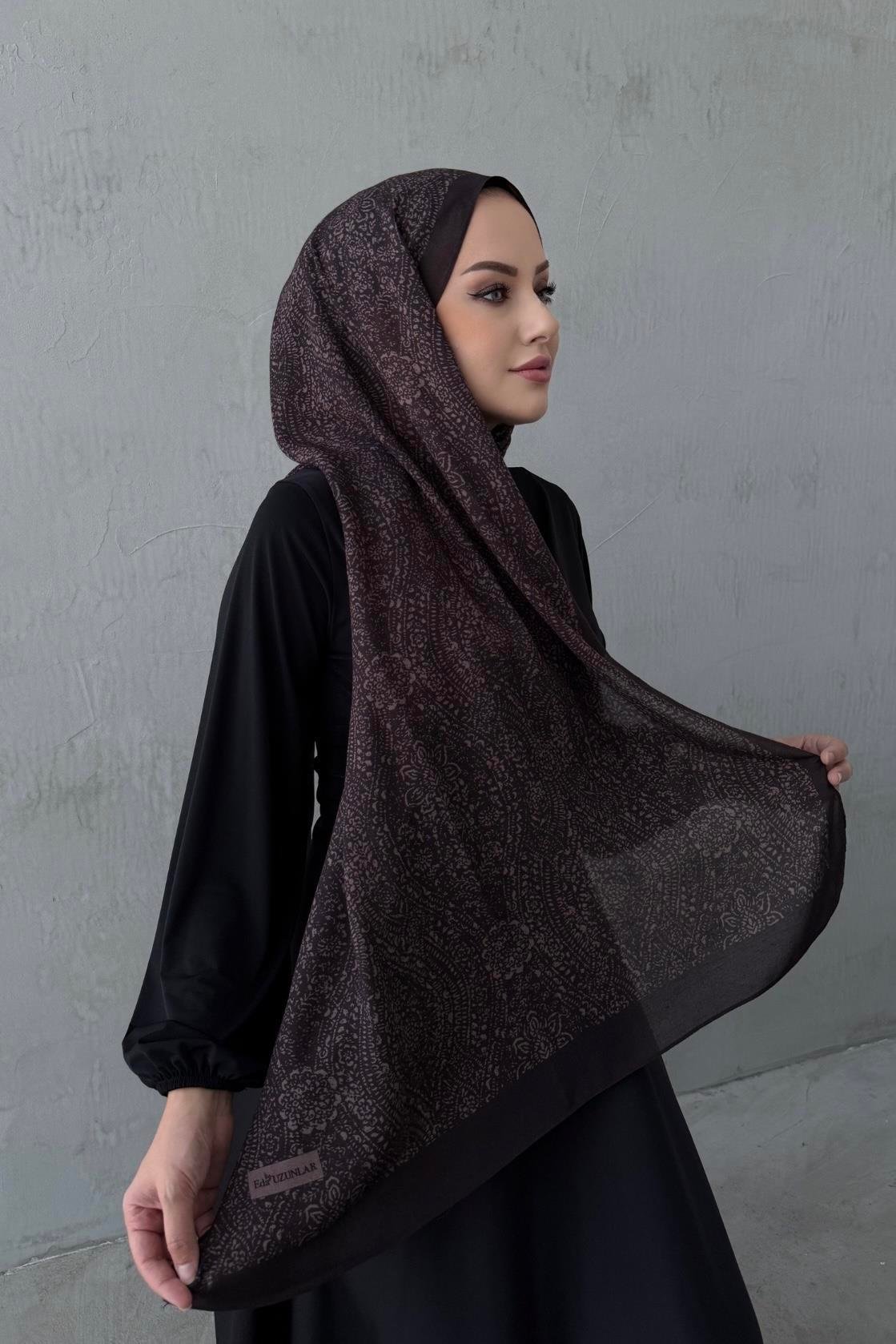 Acı Kahve Leena Koza %100 Pamuk Şal