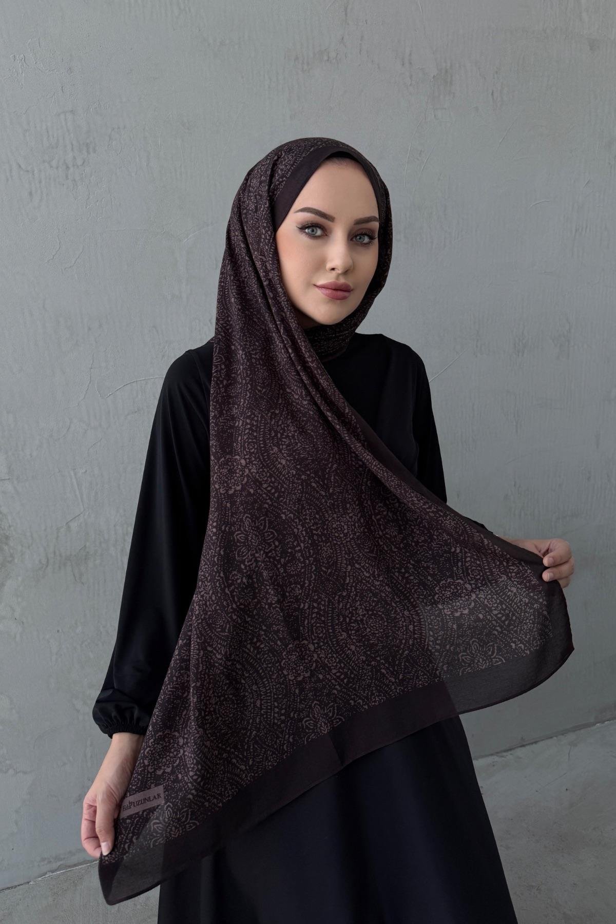 Acı Kahve Leena Koza %100 Pamuk Şal