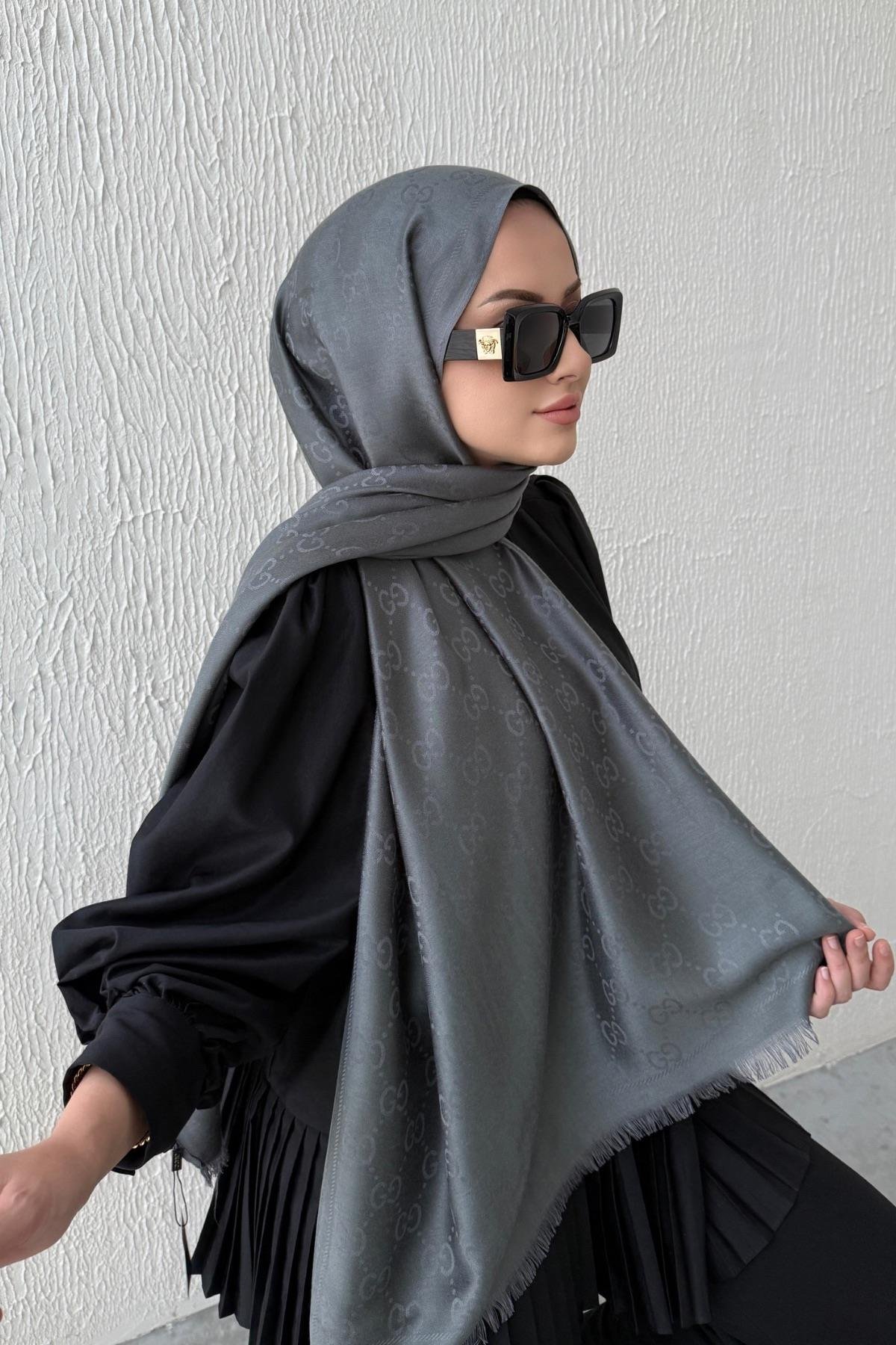 Antrasit İthal G Kaşmir Şal