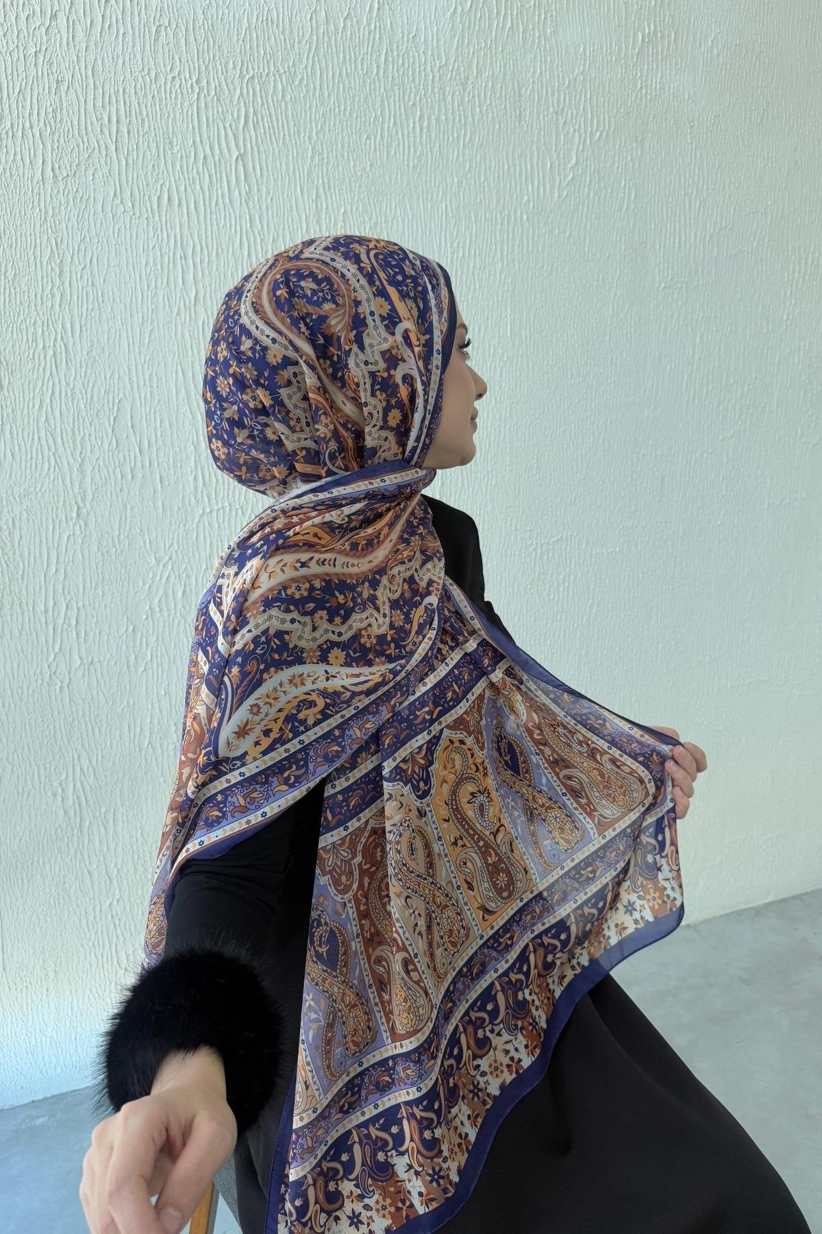 Bergüzar Otantik Hint İpeği Şal