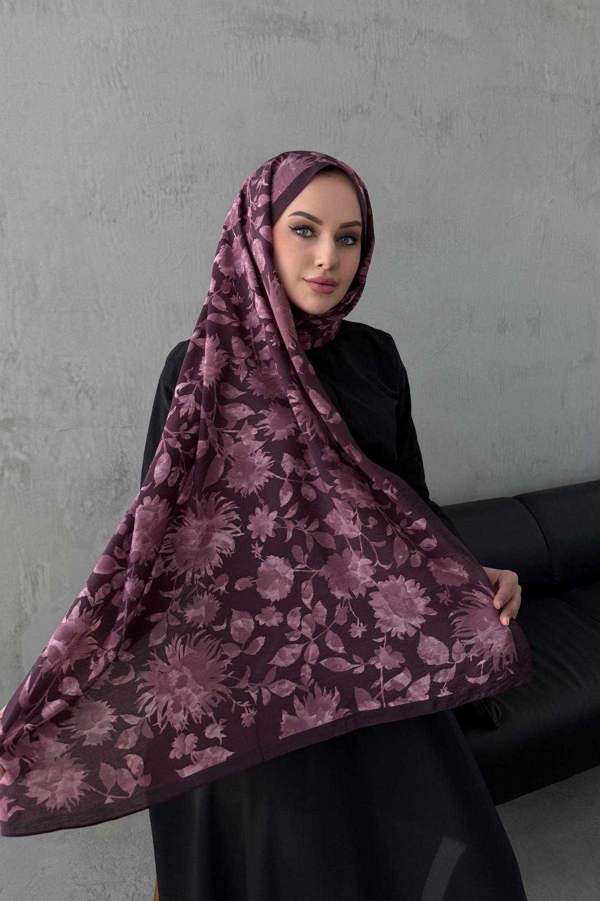 Bordo Eylülzade Tensel Şal