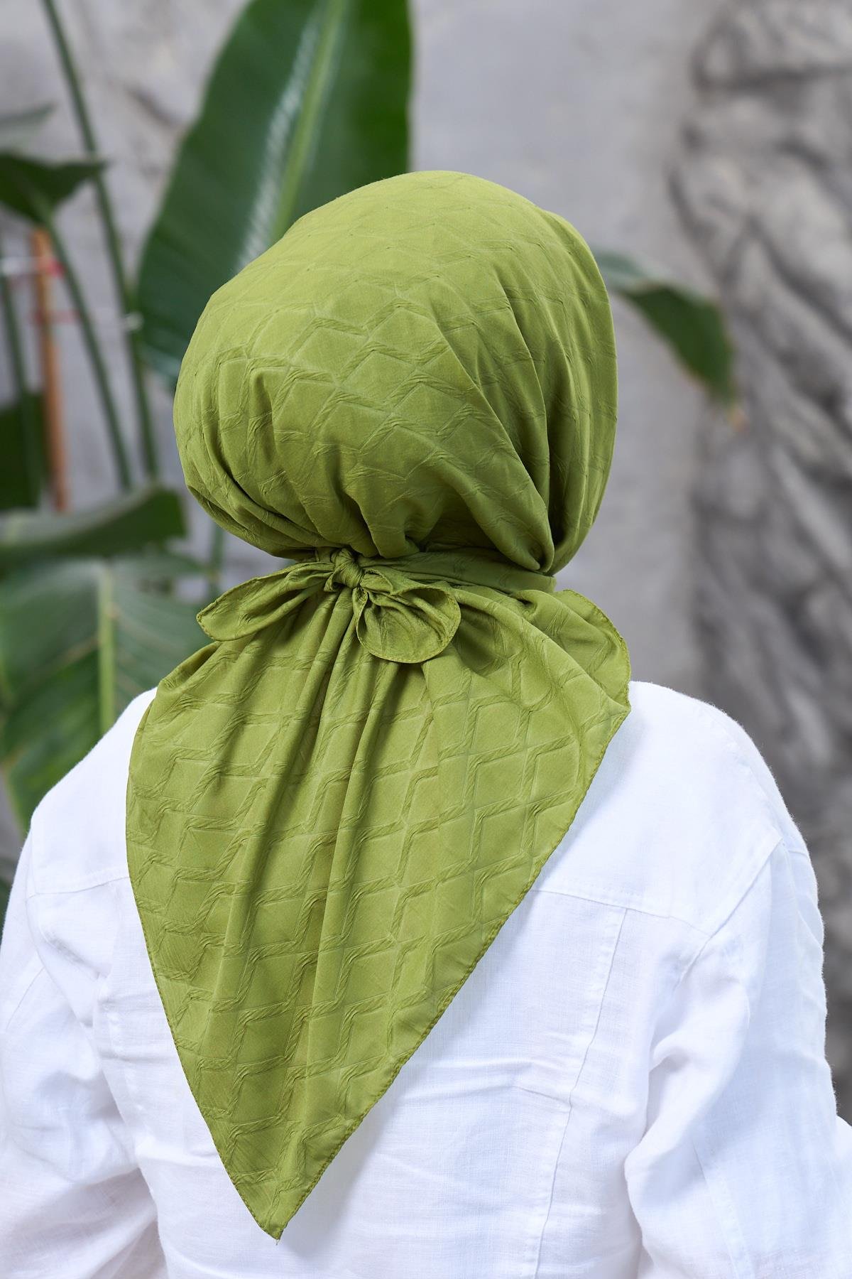 Çağla Bambu Jakar Eşarp