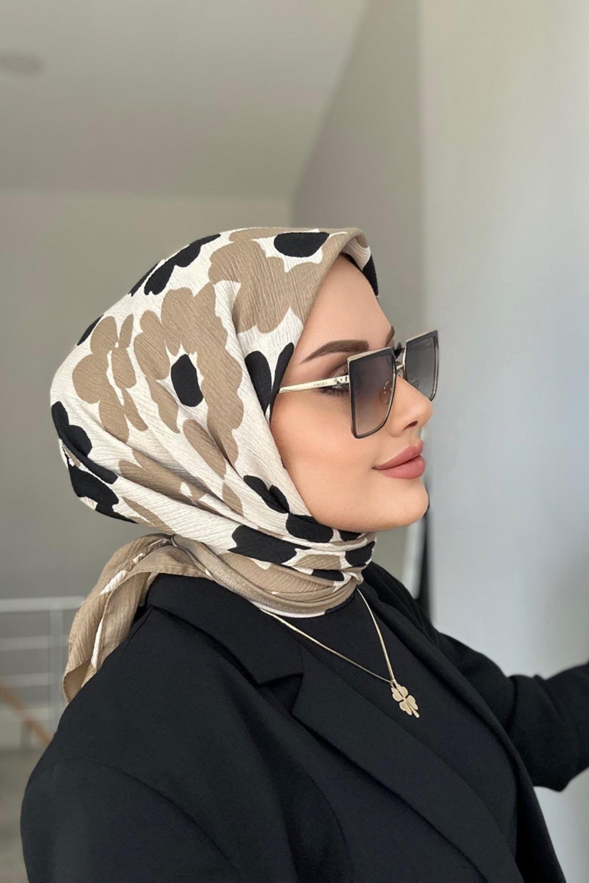 Çiçek Naturel Eşarp