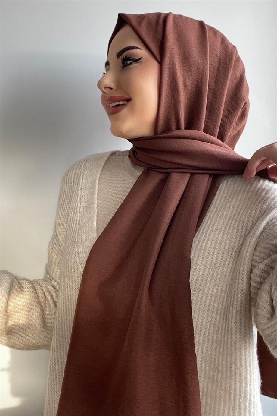 Çikolata Pamuk Caz Şal