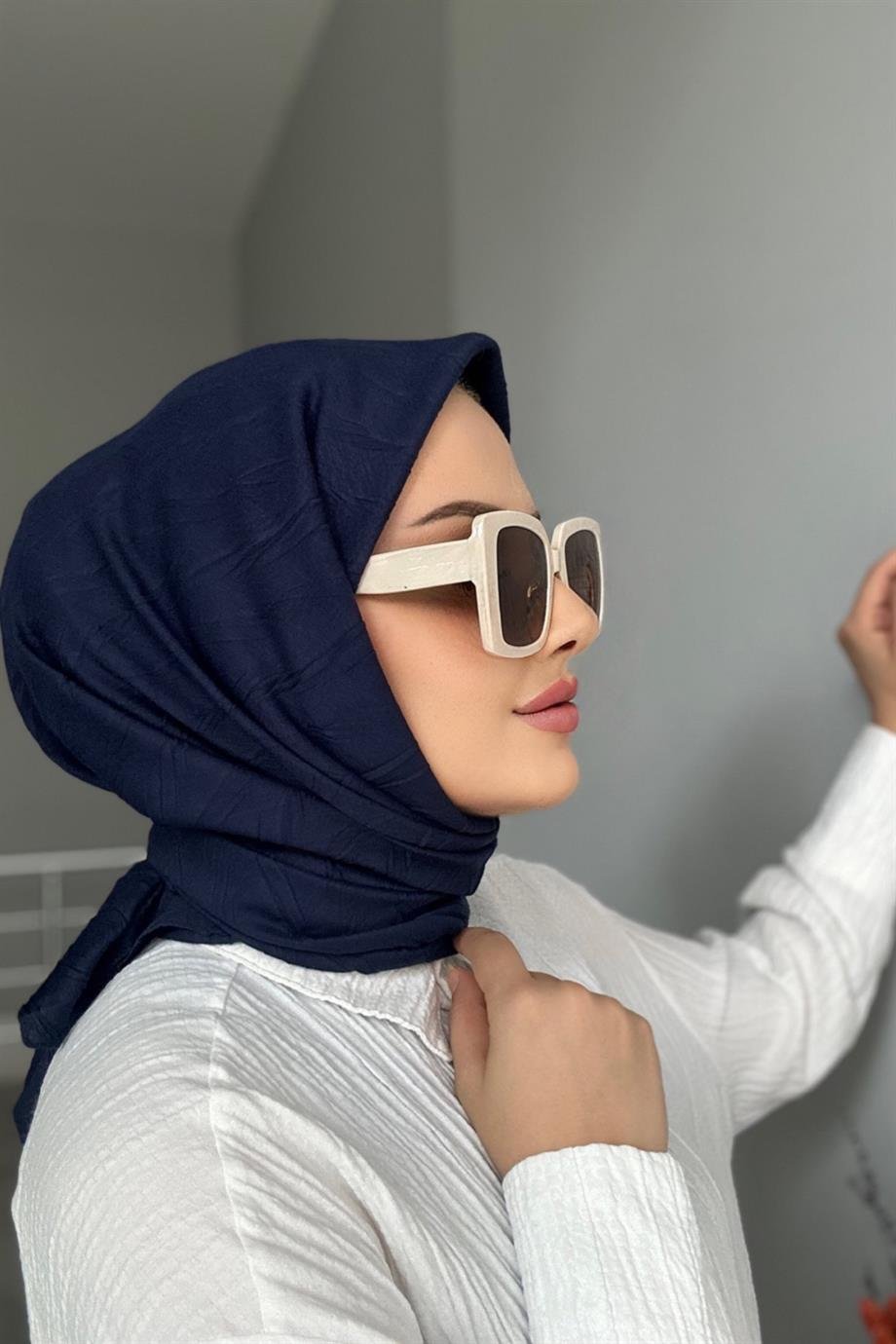 Dokulu Bambu Lacivert