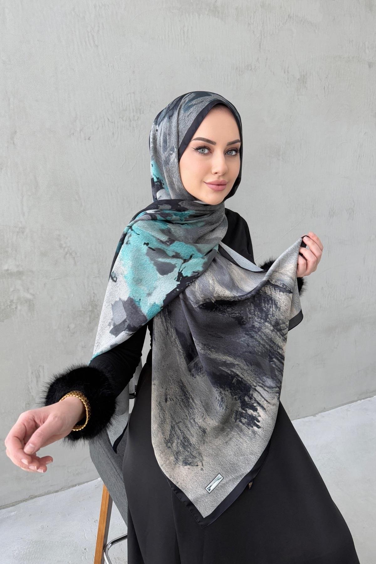 Feriha Kumlu İpek Şal 