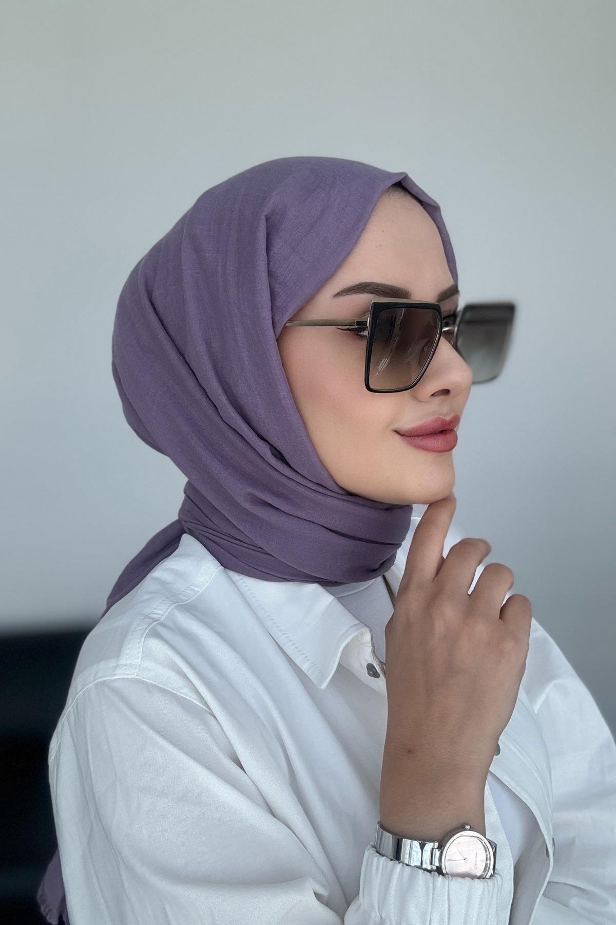 Fresh Pamuk Şal Lila