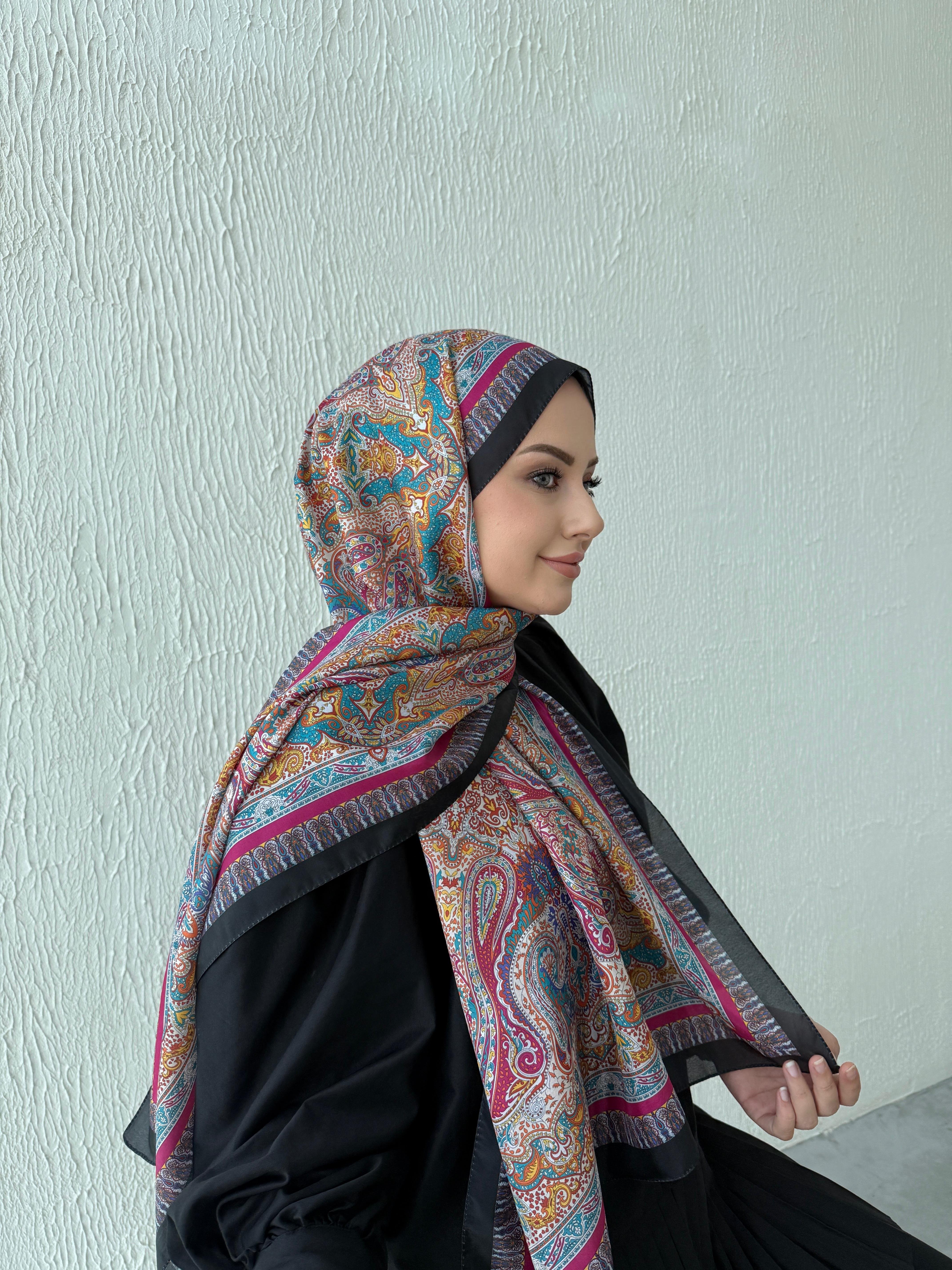 Fuşya Etro Vual İpek Şal 