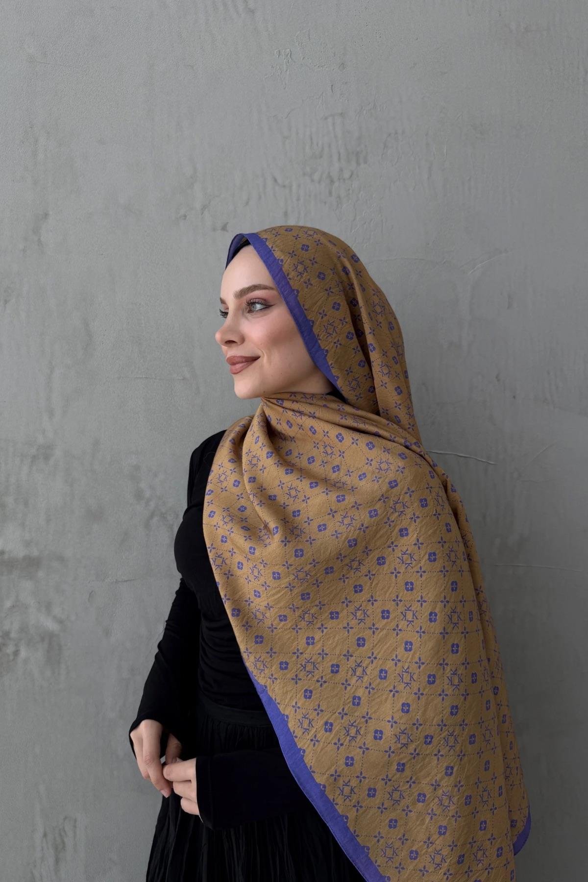 Gold Gua Modal İpek Şal