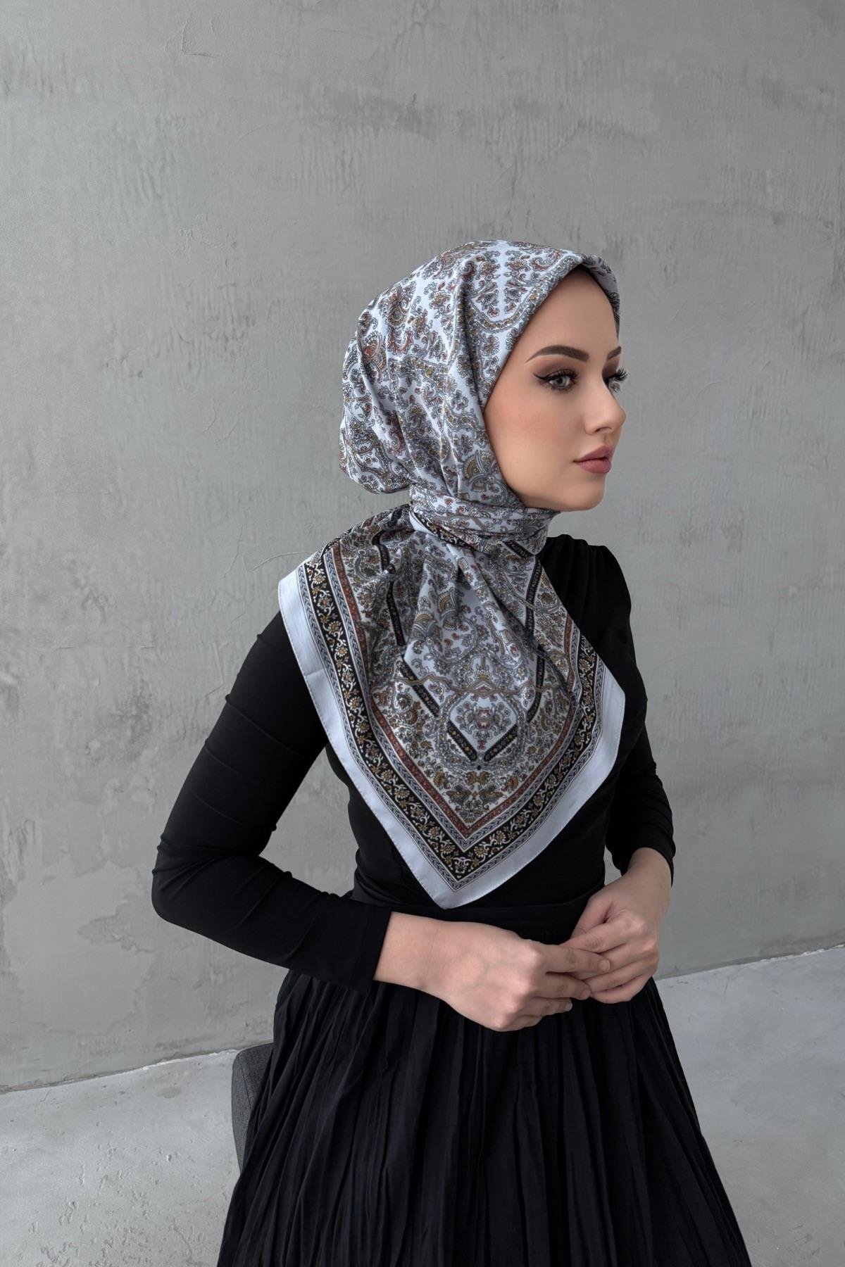 Gri&Gri Bohem Modal İpek Eşarp