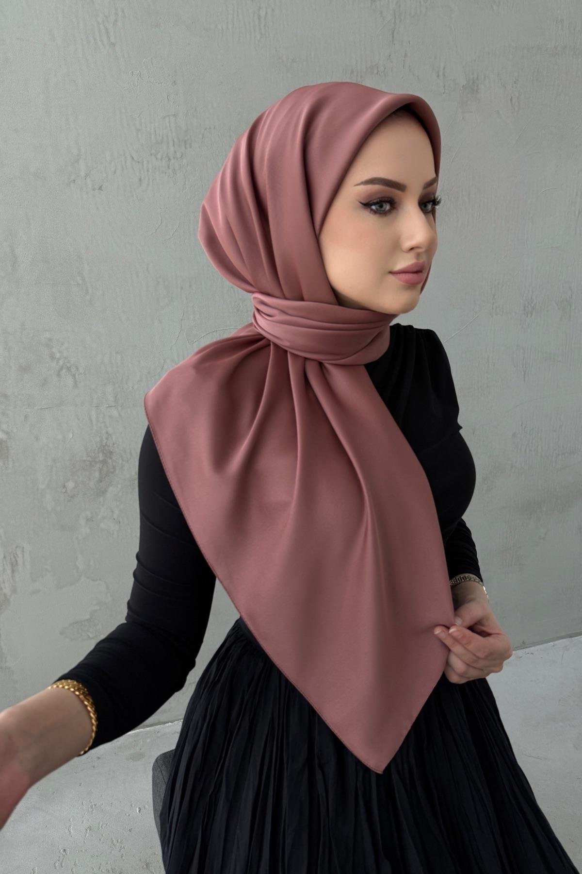 Gül Kurusu Arla Kumlu İpek ŞalEşarp