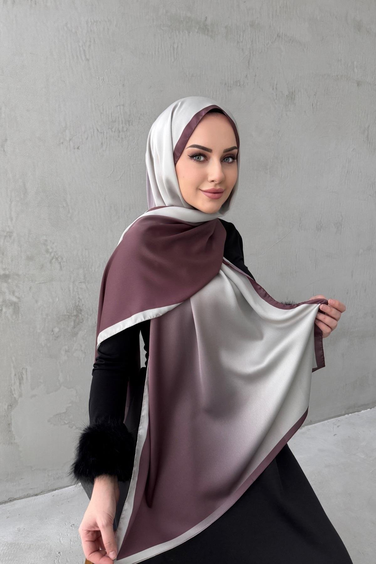 Gül Kurusu Degrade Şal 