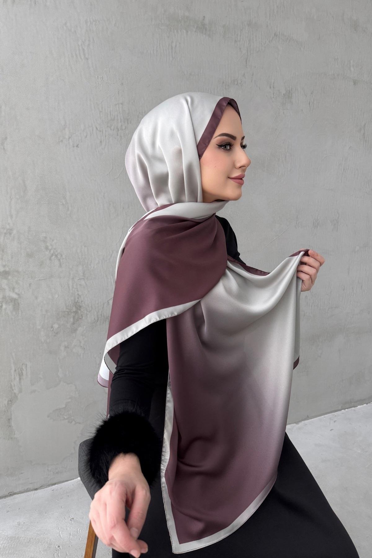 Gül Kurusu Degrade Şal 