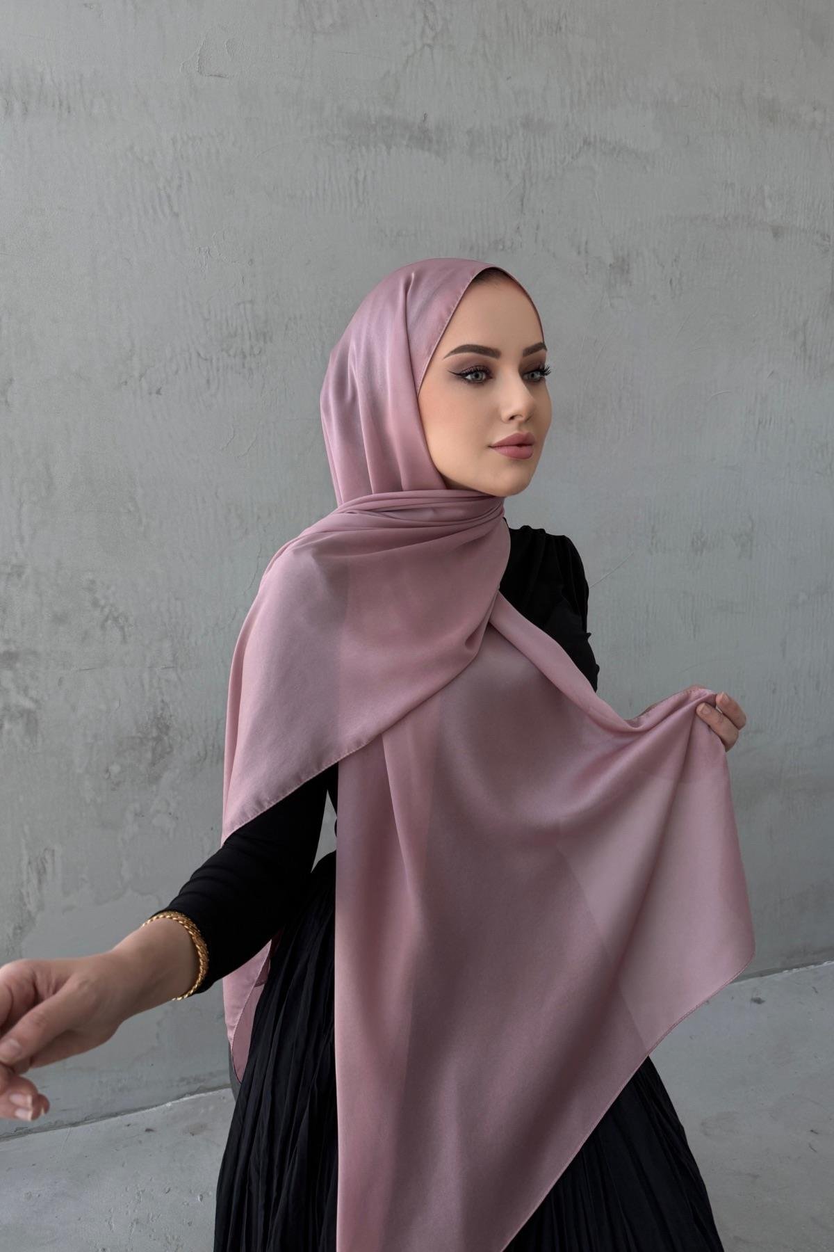 Gül Kurusu Nare Hint İpeği Şal