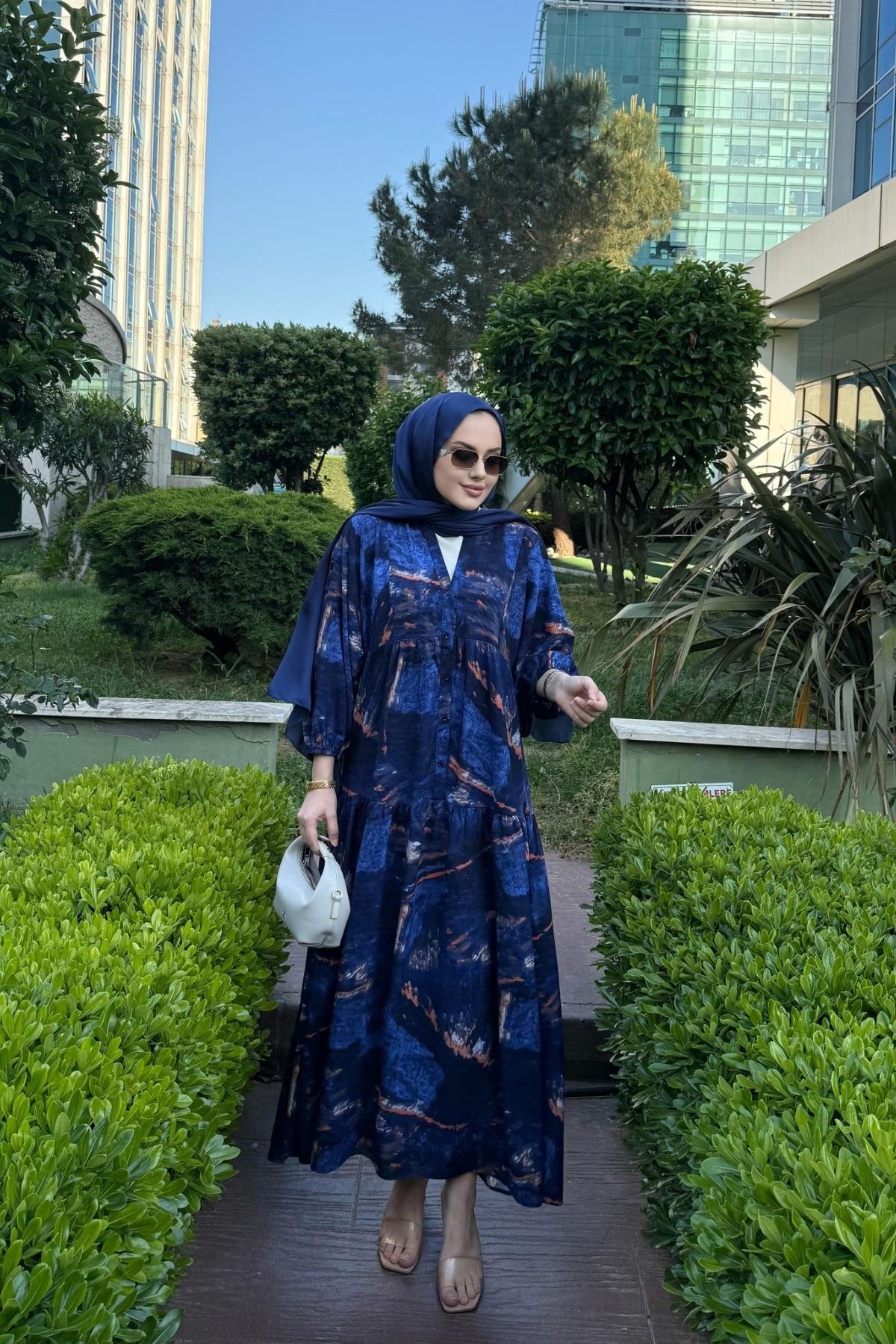 Hazal Elbise Lacivert