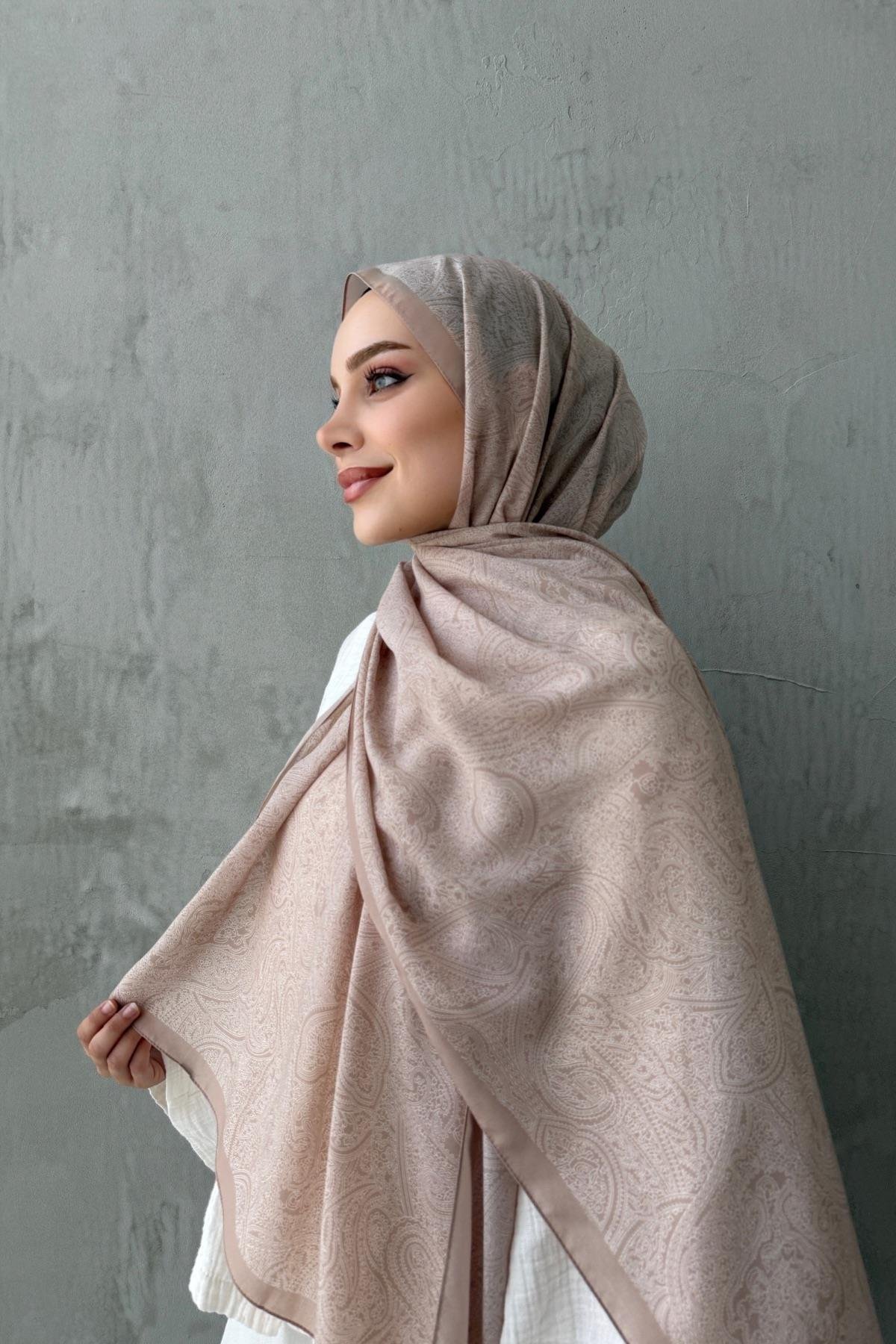 Karamel Harmoni Modal İpek Şal 