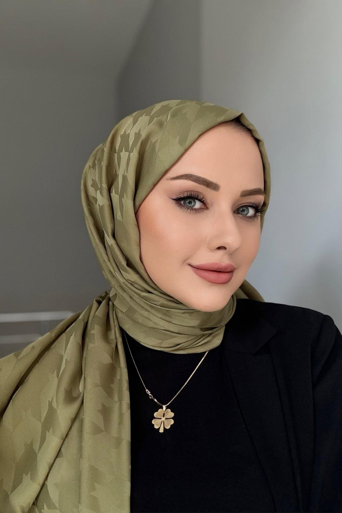 Kazayağı İpeksi Jakar Şal Çağla