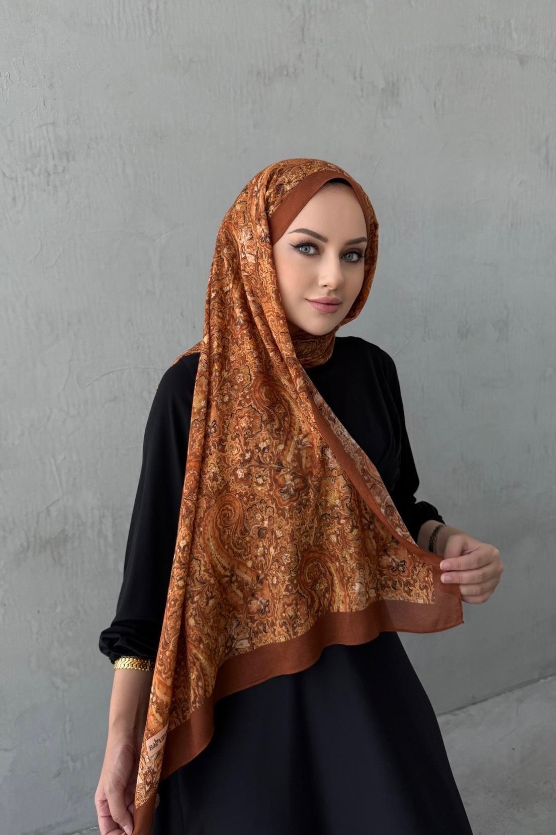 Kiremit Laventa Koza %100 Pamuk Şal