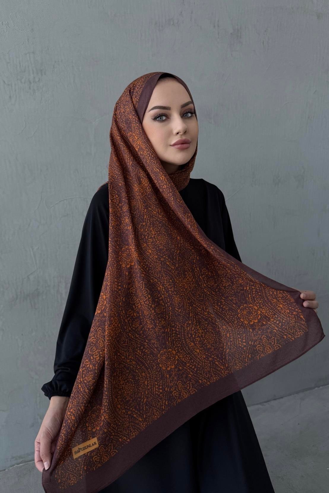Kiremit Leena Koza %100 Pamuk Şal