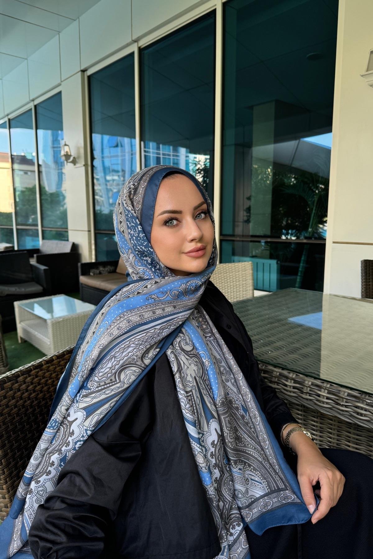 Kot Mavi Etro Soft Şal