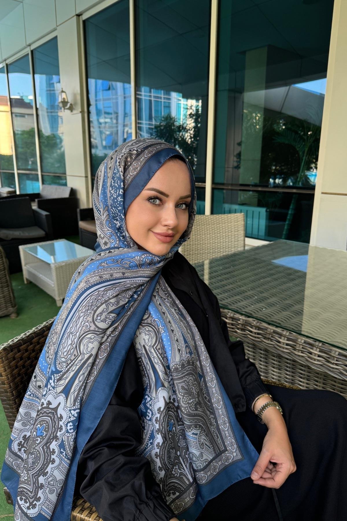 Kot Mavi Etro Soft Şal