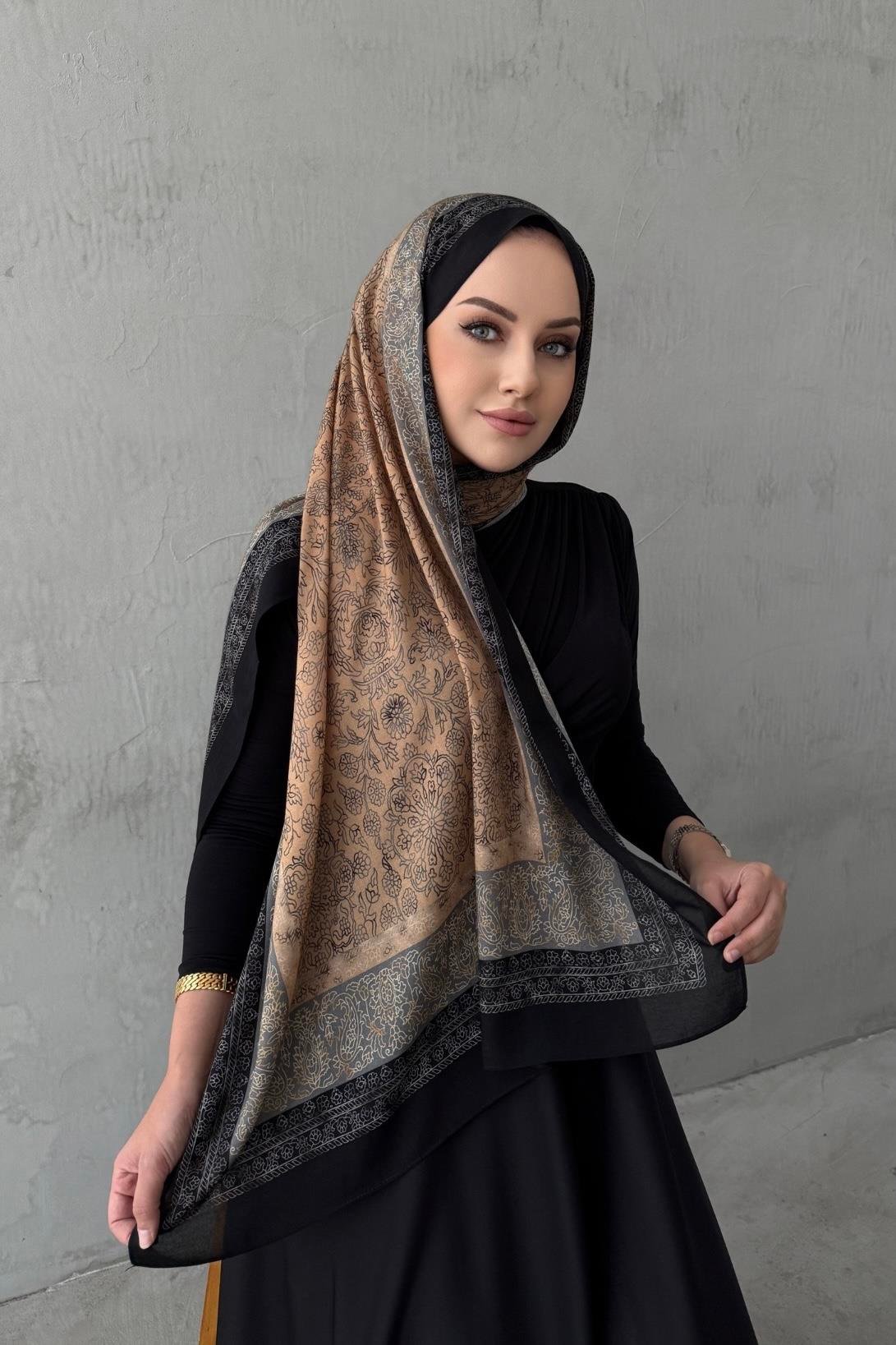 Latte Maaren Koza %100 Pamuk Şal