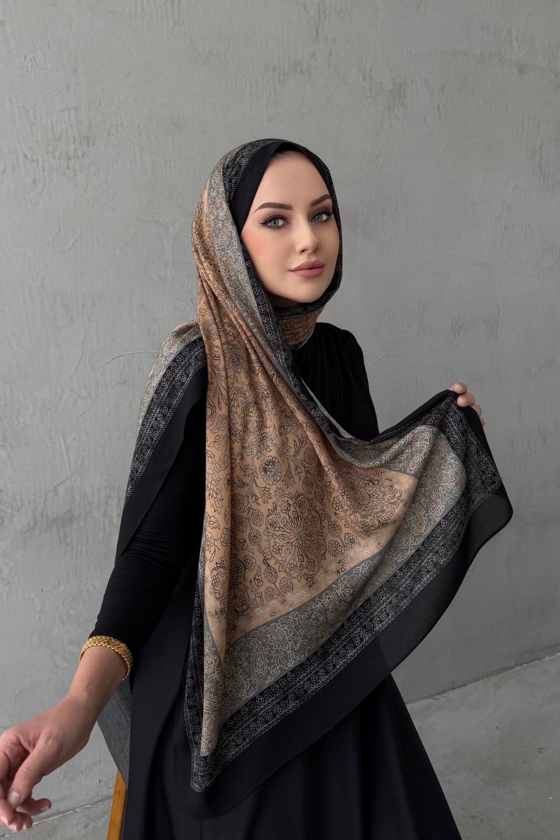 Latte Maaren Koza %100 Pamuk Şal