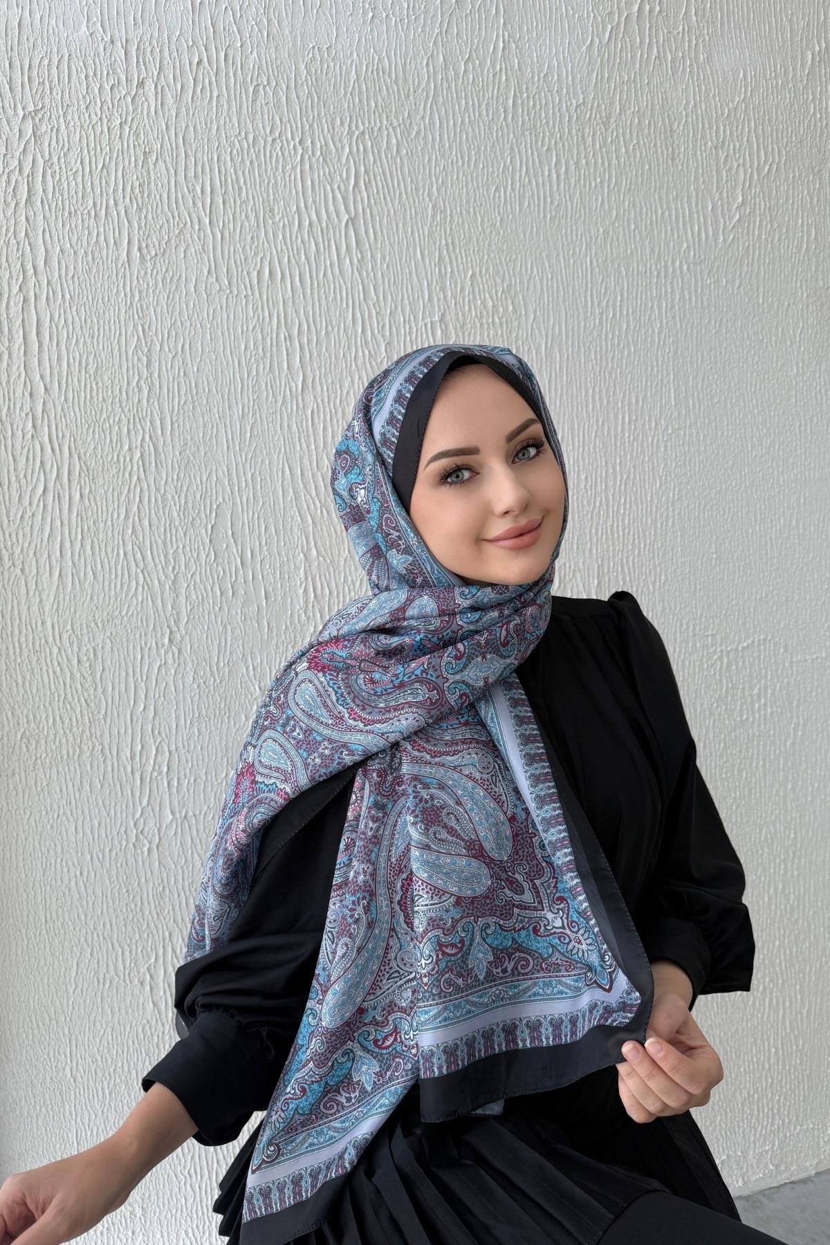 Mavi Etro Vual İpek Şal 