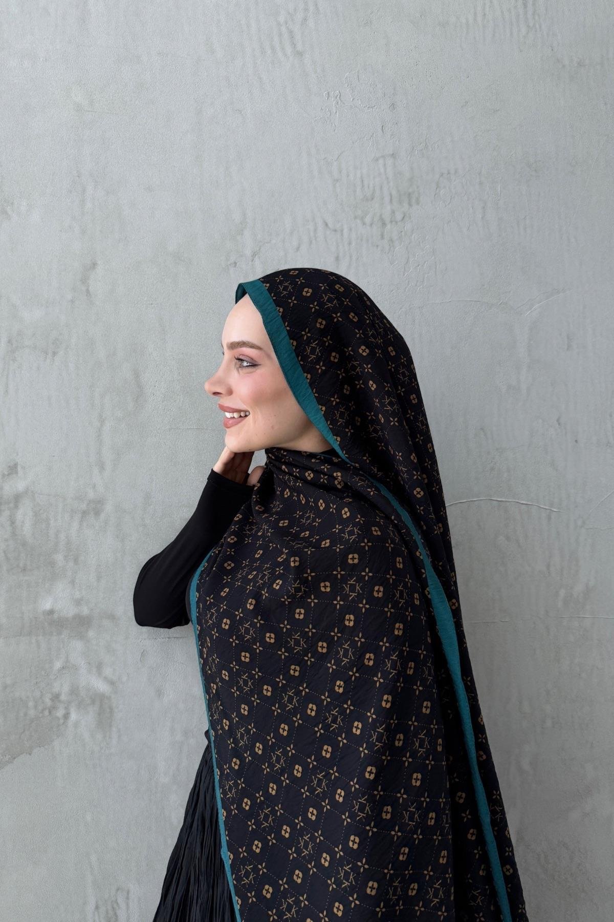 Petrol Gua Modal İpek Şal