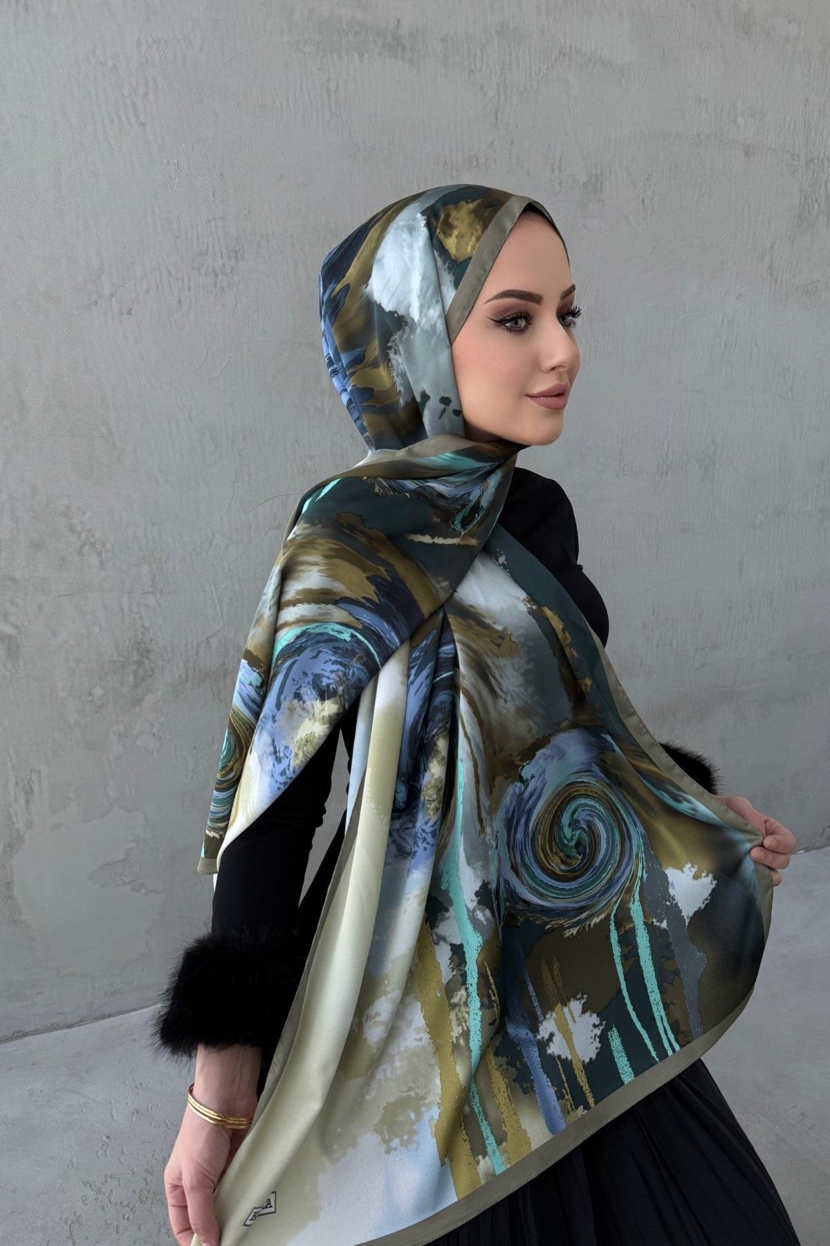 Sahara Kumlu İpek Şal 