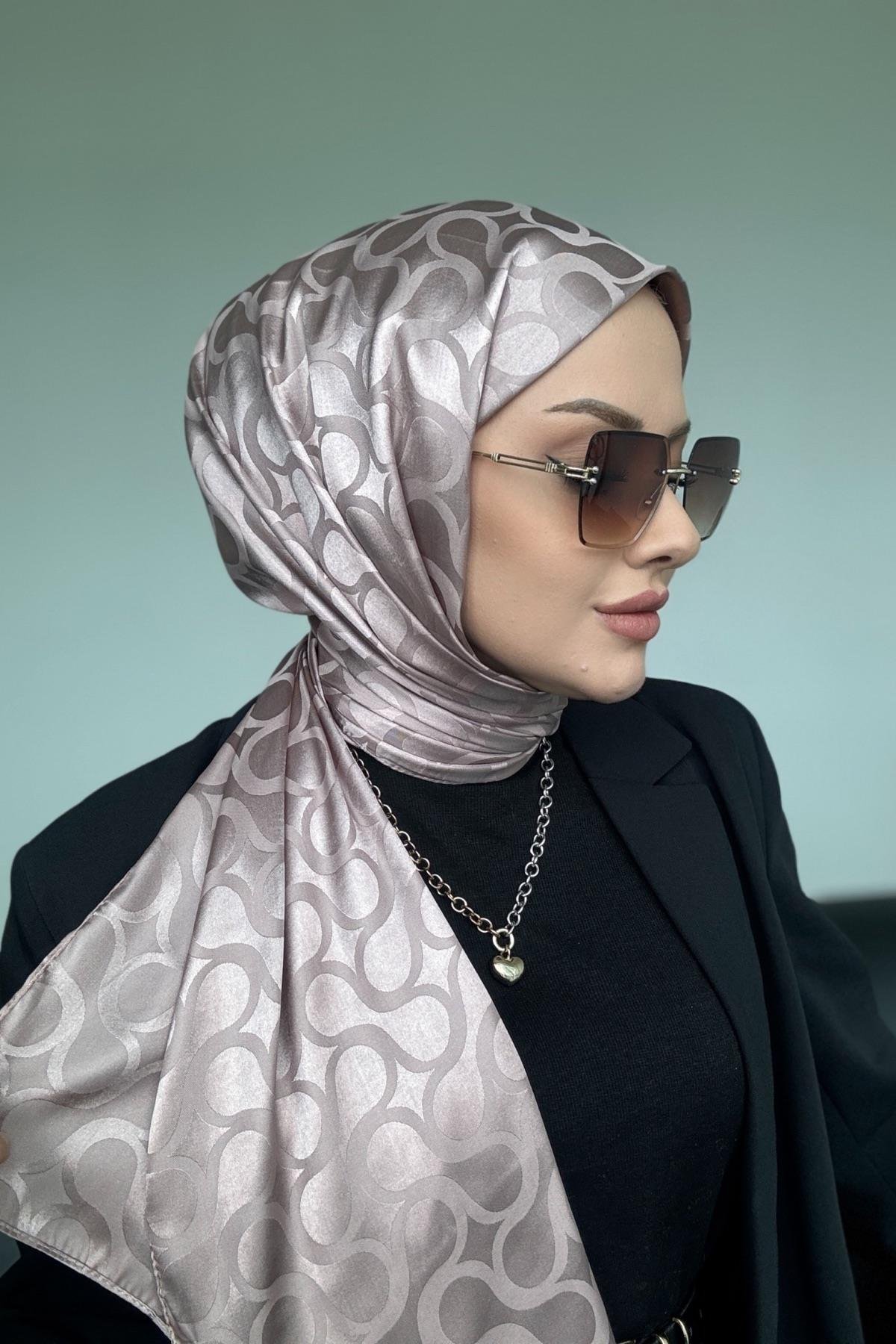 Sarmal İpeksi Jakar Şal Vizon