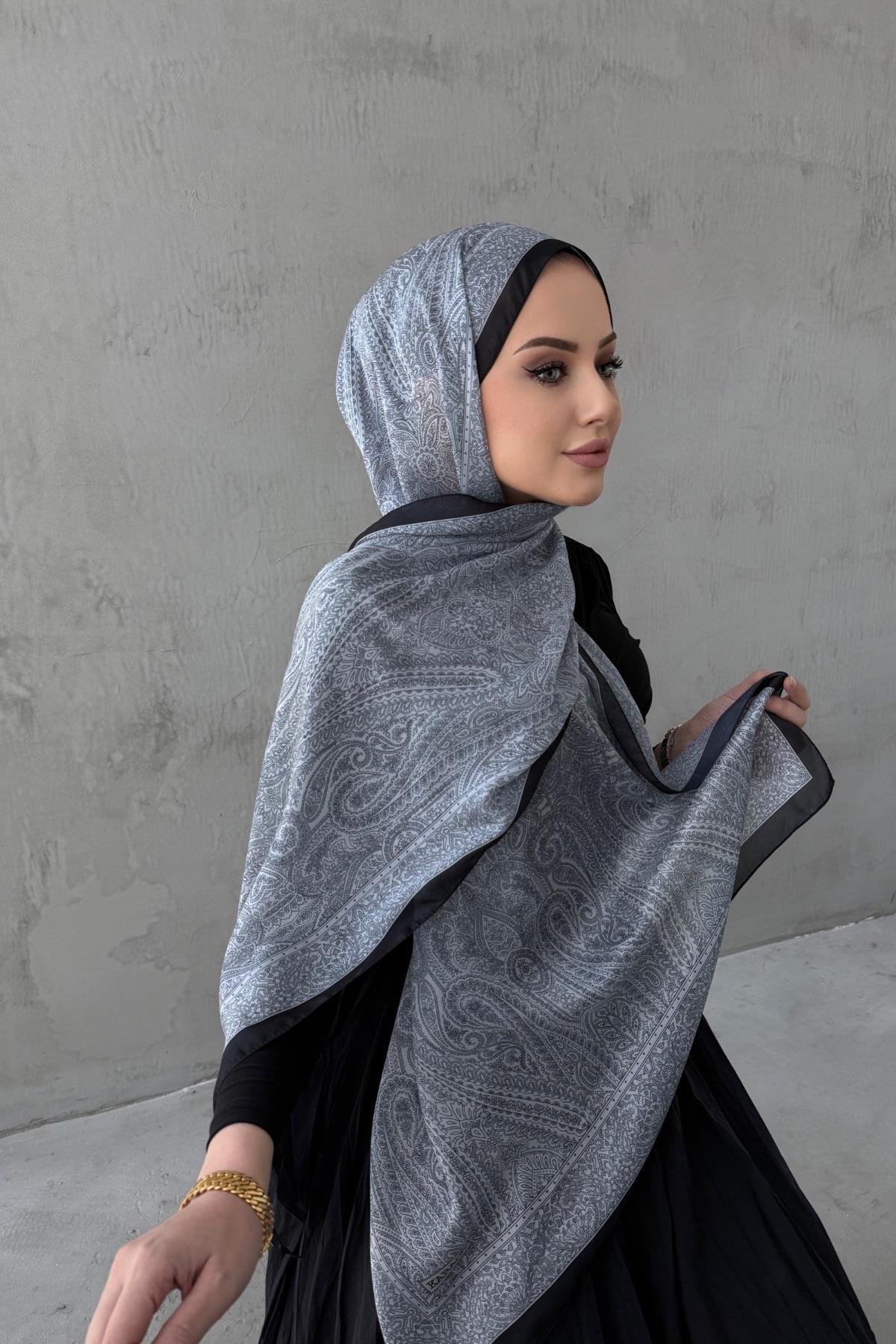 Black Asu Authentic Indian Silk Shawl