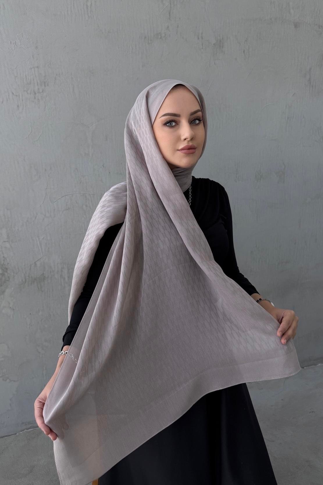 Soğuk Vizon Melinna Pamuk Kaşmir Şal