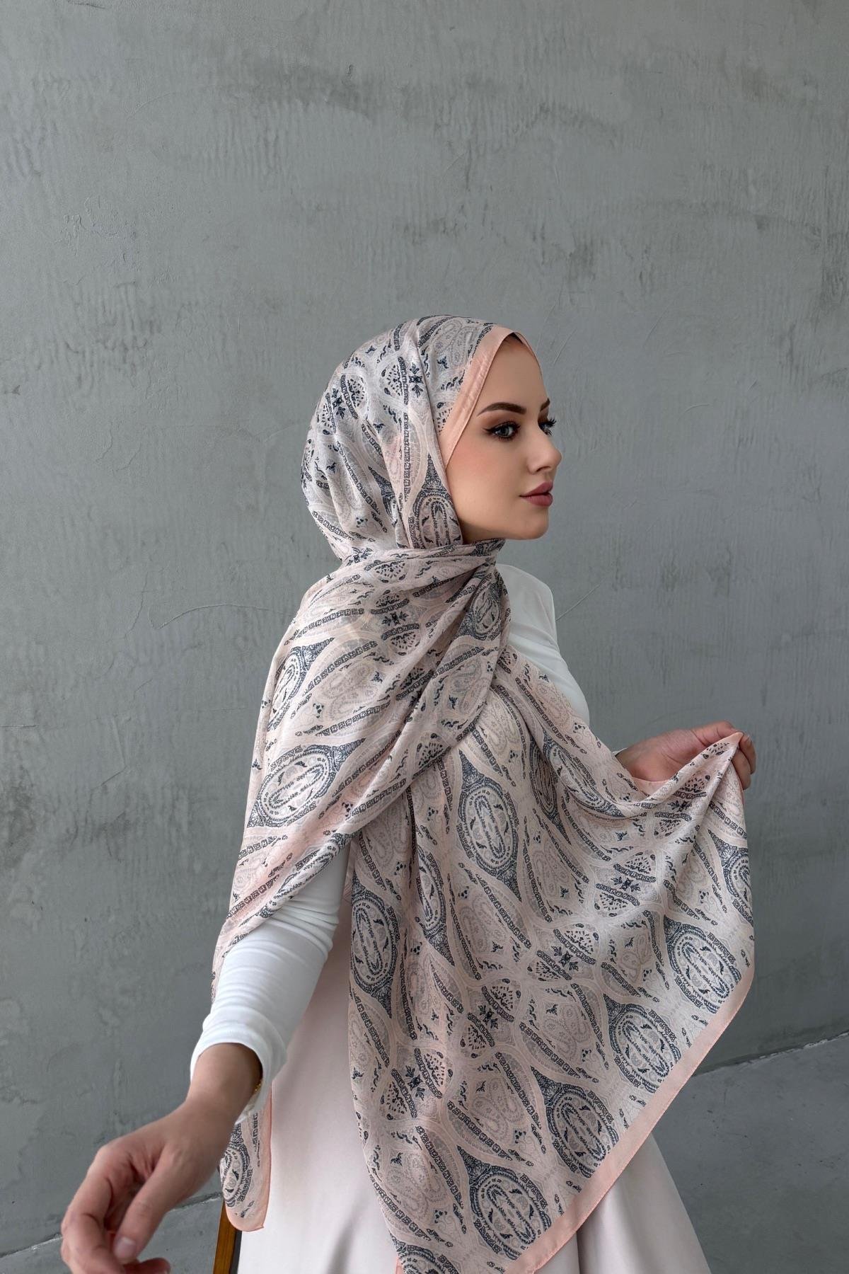 Somon Buse Otantik Hint İpeği Şal 