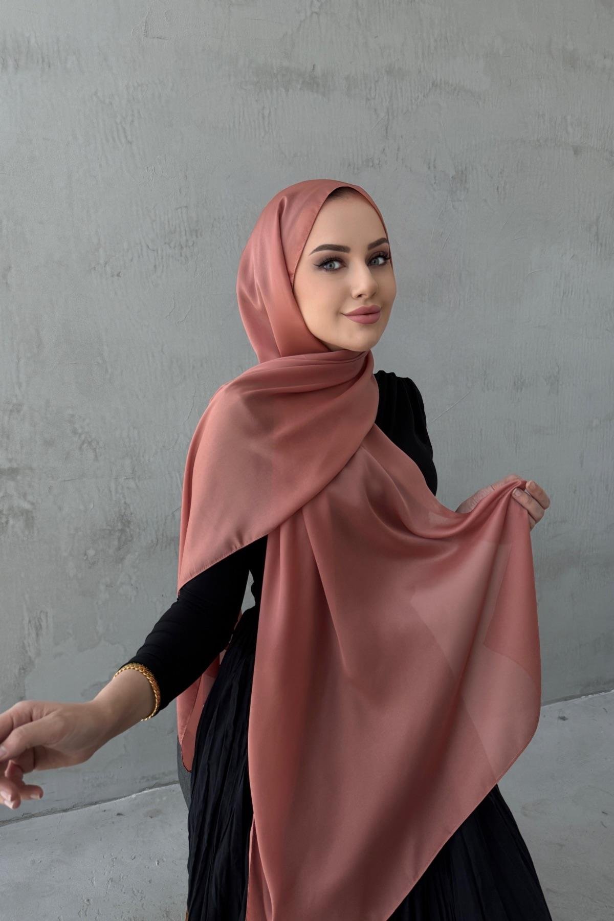 Somon Nare Hint İpeği Şal