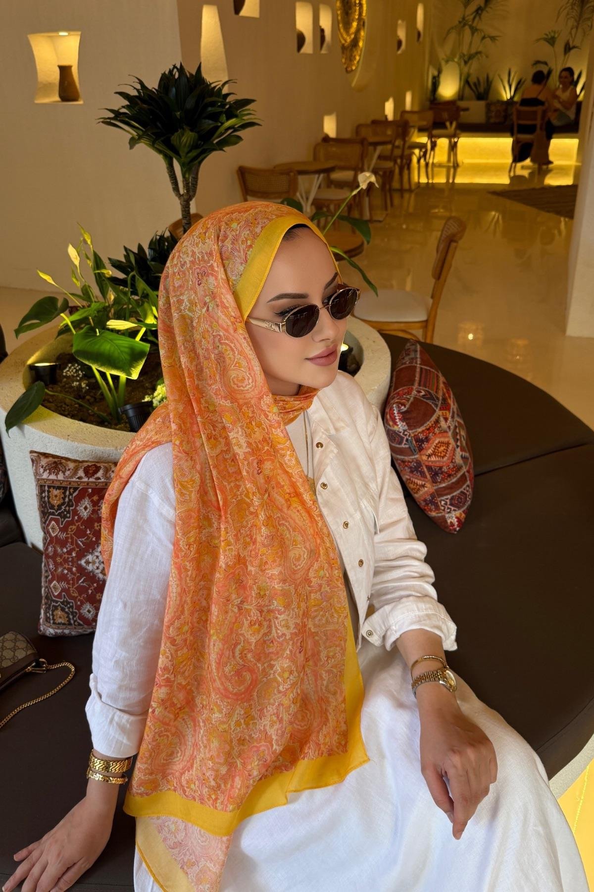 Sunny Koza %100 Pamuk Şal 2