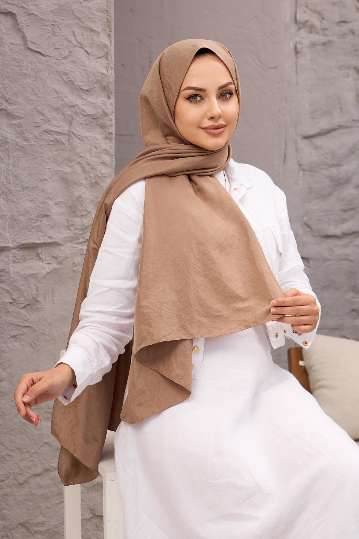 Sütlü Kahve Vual Şal