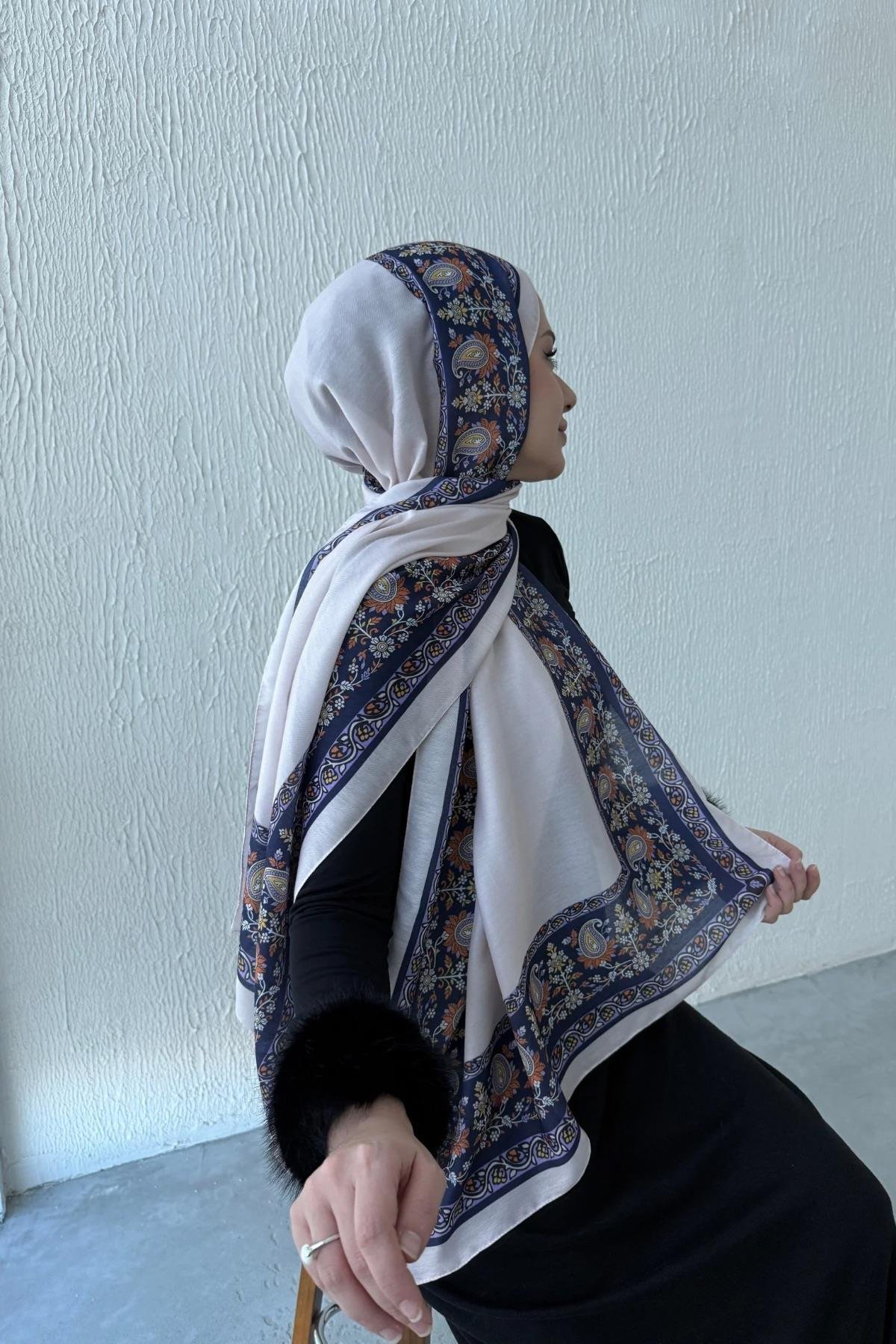 Taş Rengi Elmas Etro Soft Şal