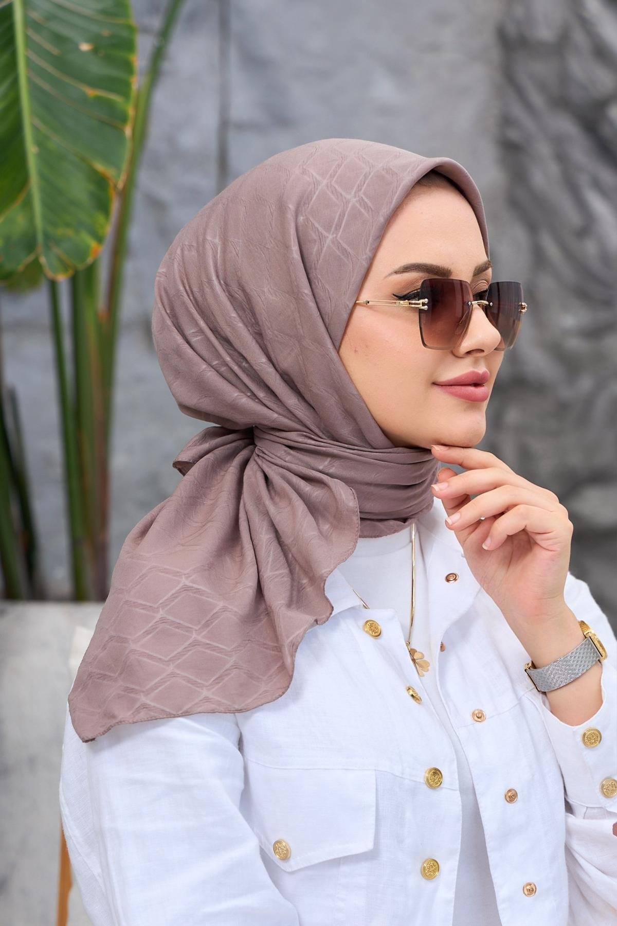 Vizon Bambu Jakar Eşarp