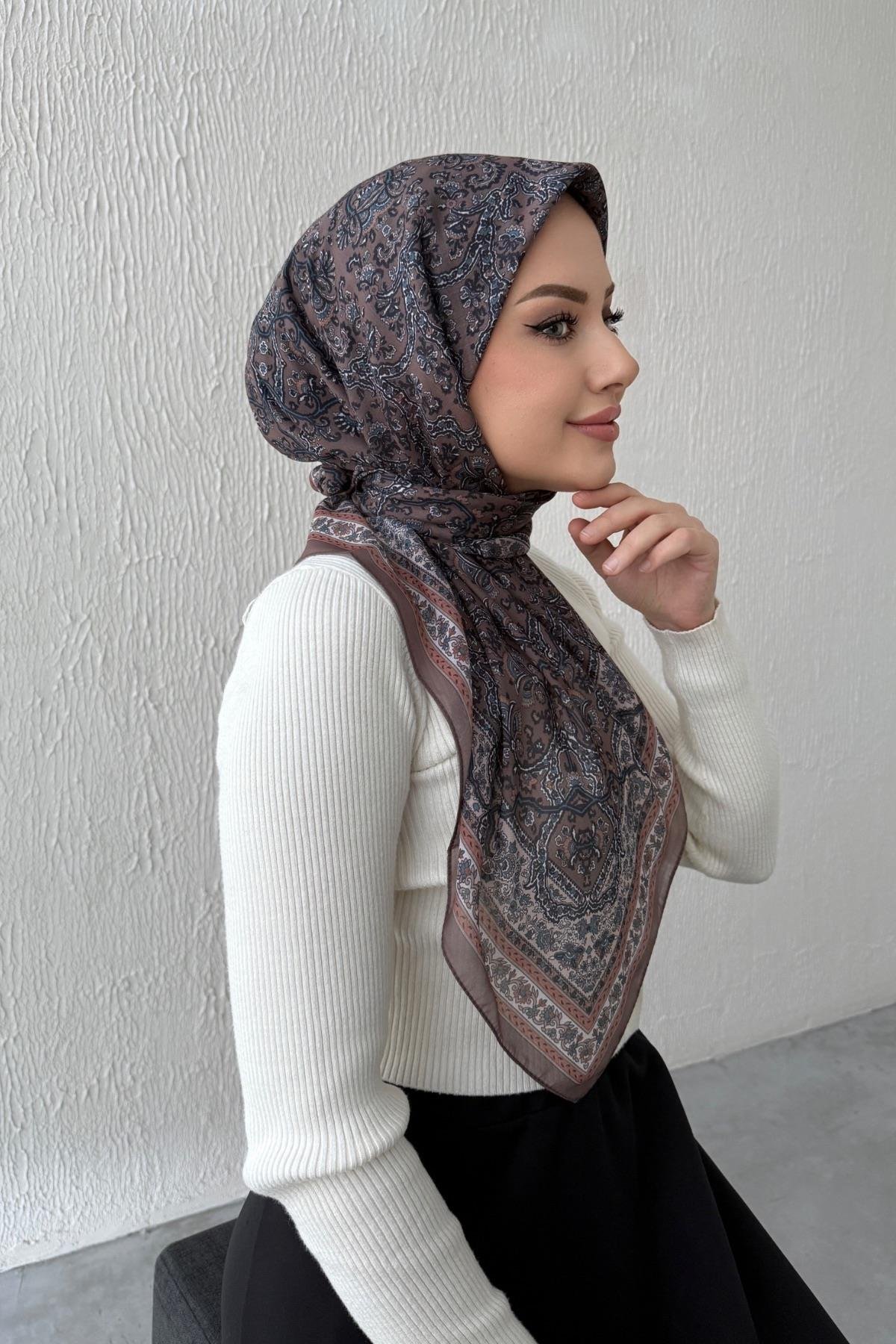 Vizon Bohem Modal İpek Eşarp