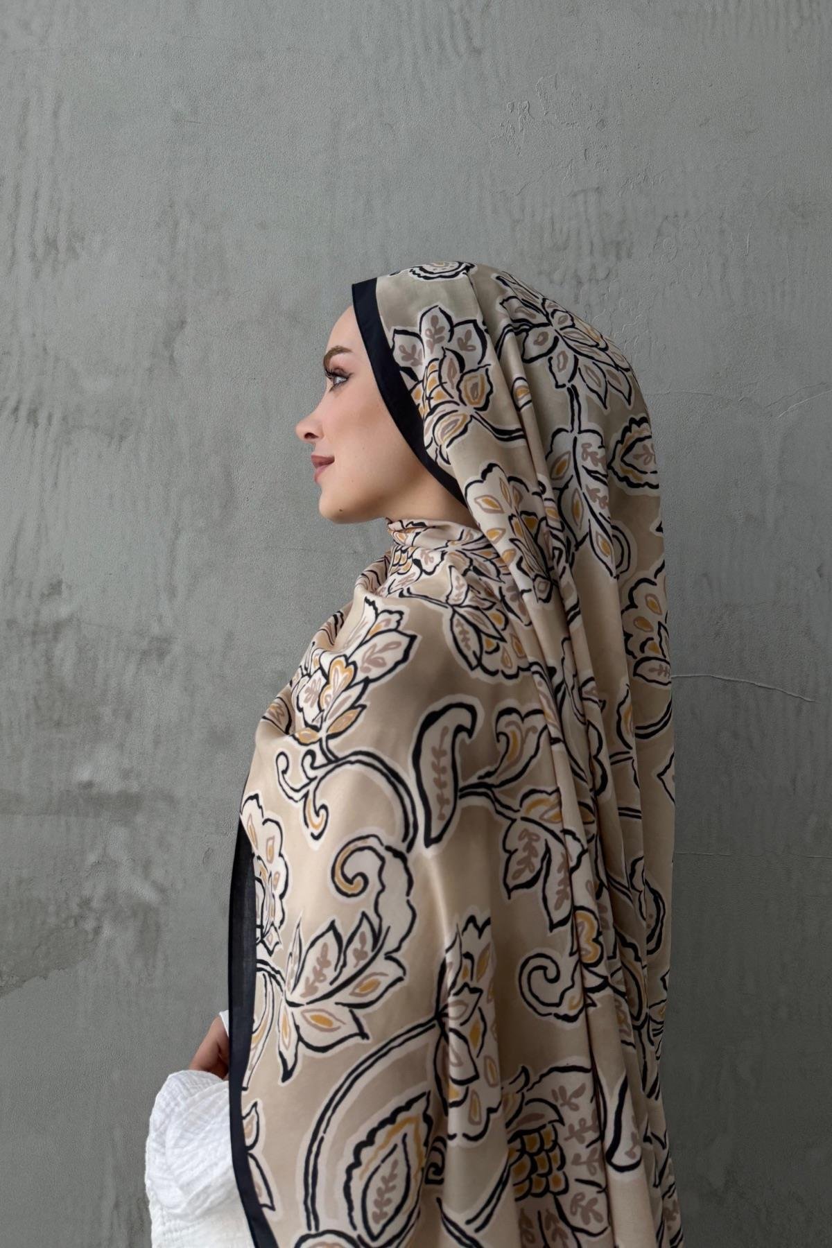 Vizon Gardenia Modal İpek Şal