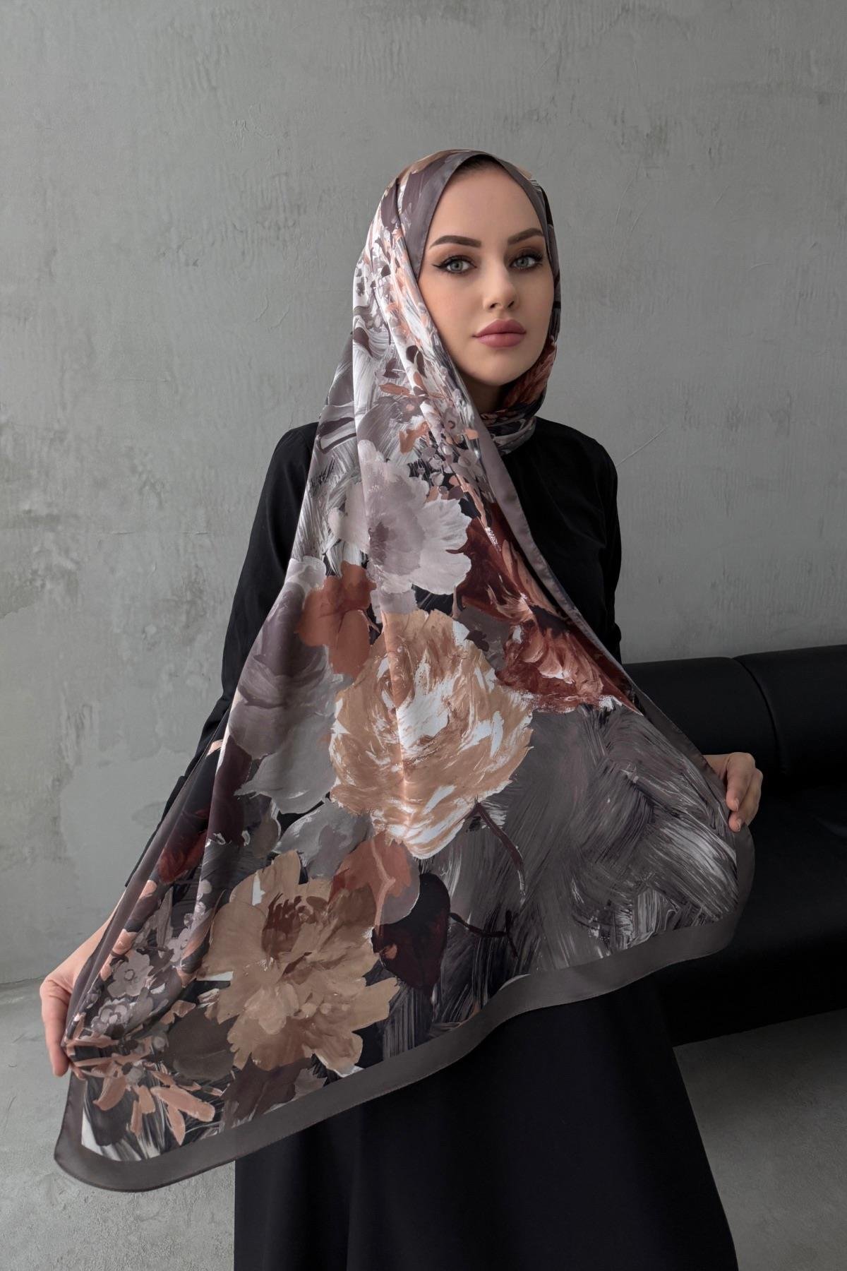 Vizon Lara Kumlu İpek Şal 