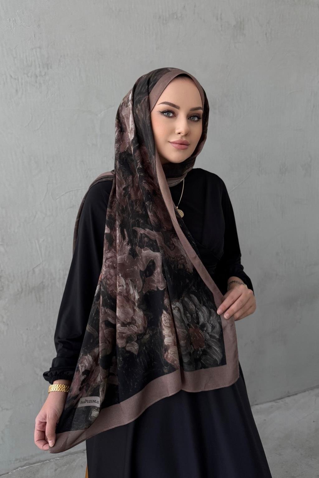 Vizon Tual Koza %100 Pamuk Şal