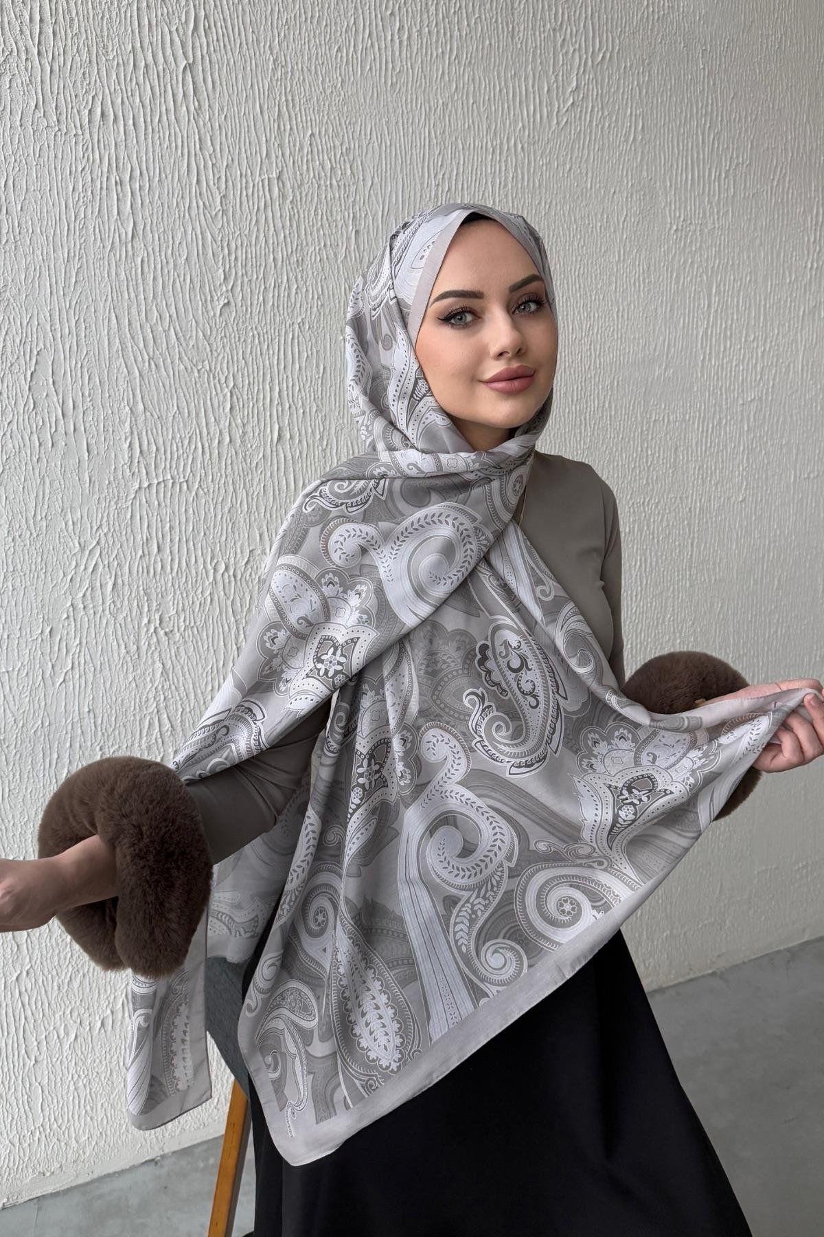 Vizon Zerda Modal İpek Şal