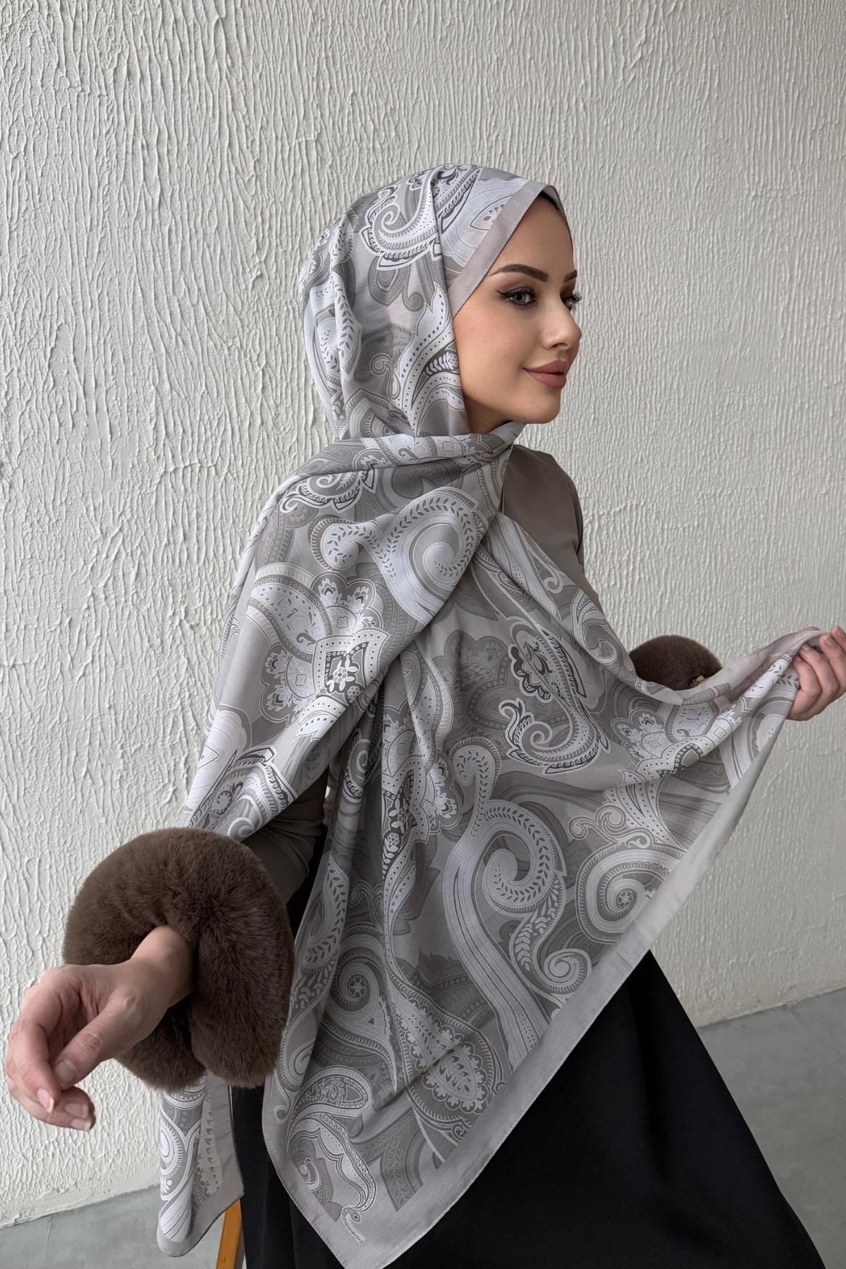 Vizon Zerda Modal İpek Şal